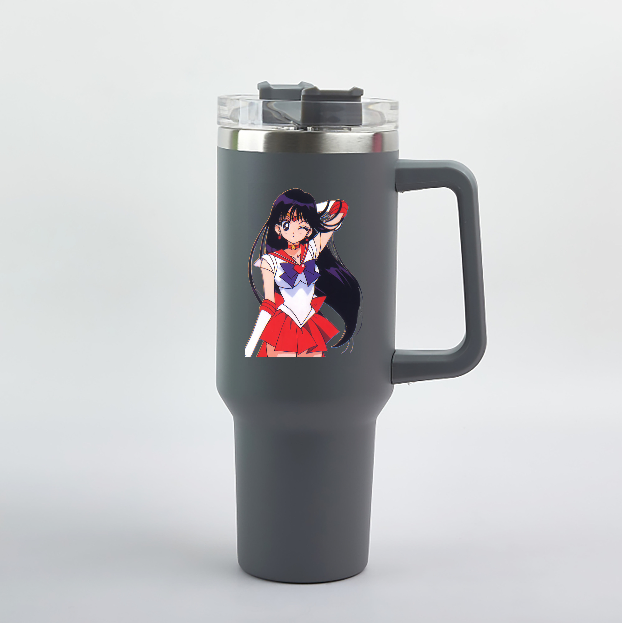 （画像用） 美少女戦士セーラームーン 火野レイ ひの レイ Sailor Moon Hino Rei （セーラーマーズ,Sailor Mars） 1200mL車用タンブラー（カラープリント）