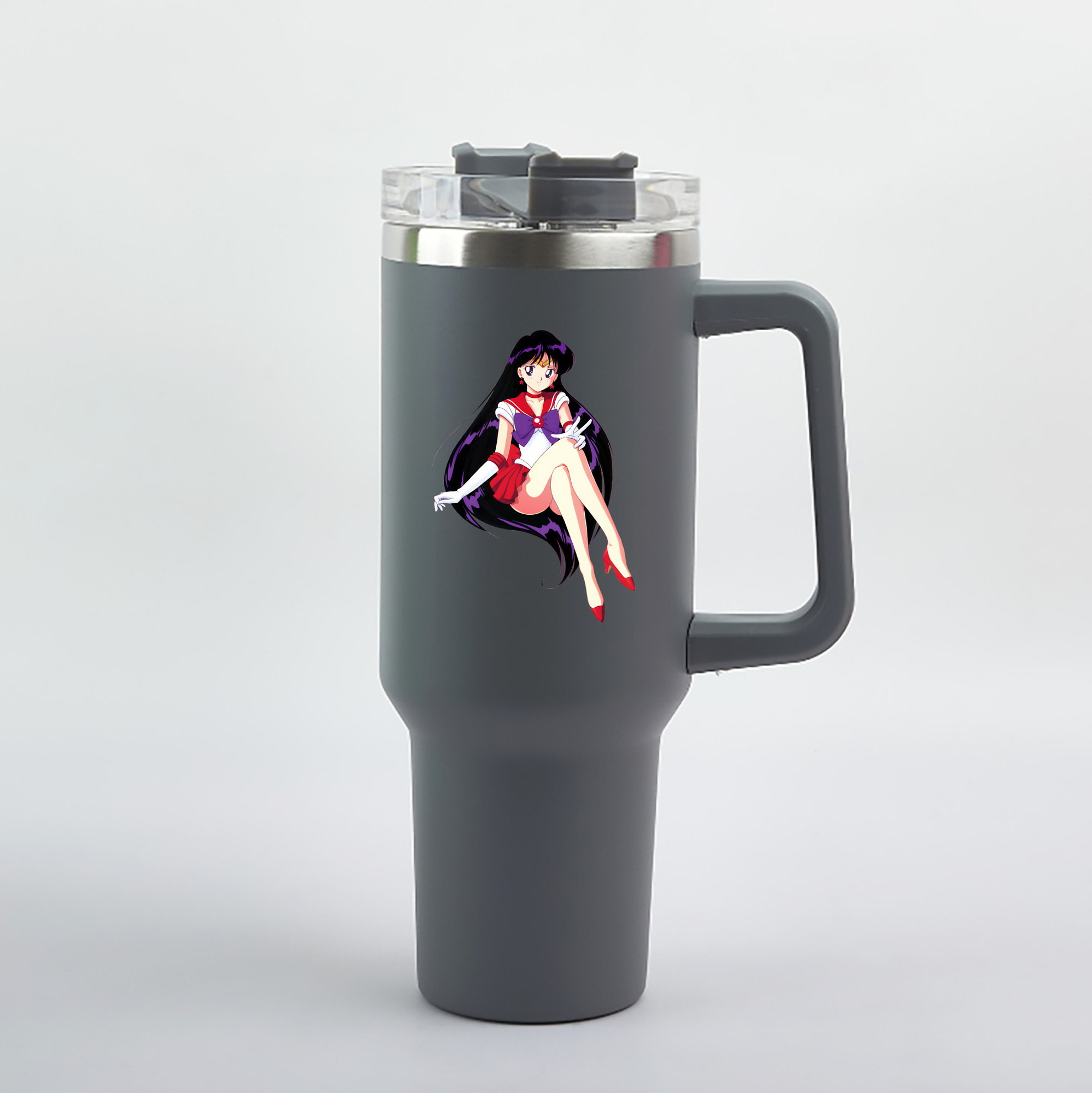 （画像用） 美少女戦士セーラームーン 火野レイ ひの レイ Sailor Moon Hino Rei （セーラーマーズ,Sailor Mars） 1200mL車用タンブラー（カラープリント）