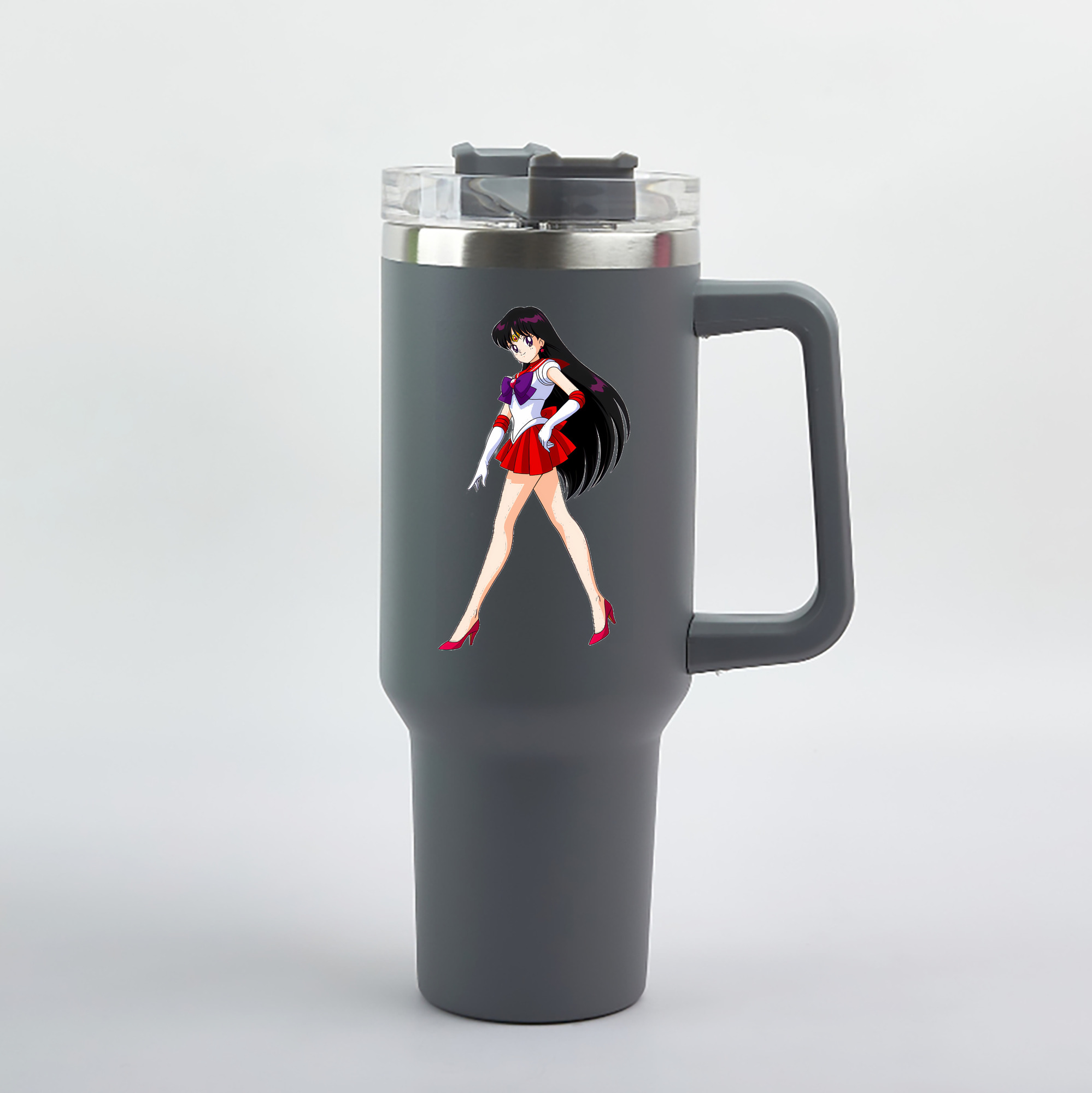 （画像用） 美少女戦士セーラームーン 火野レイ ひの レイ Sailor Moon Hino Rei （セーラーマーズ,Sailor Mars） 1200mL車用タンブラー（カラープリント）