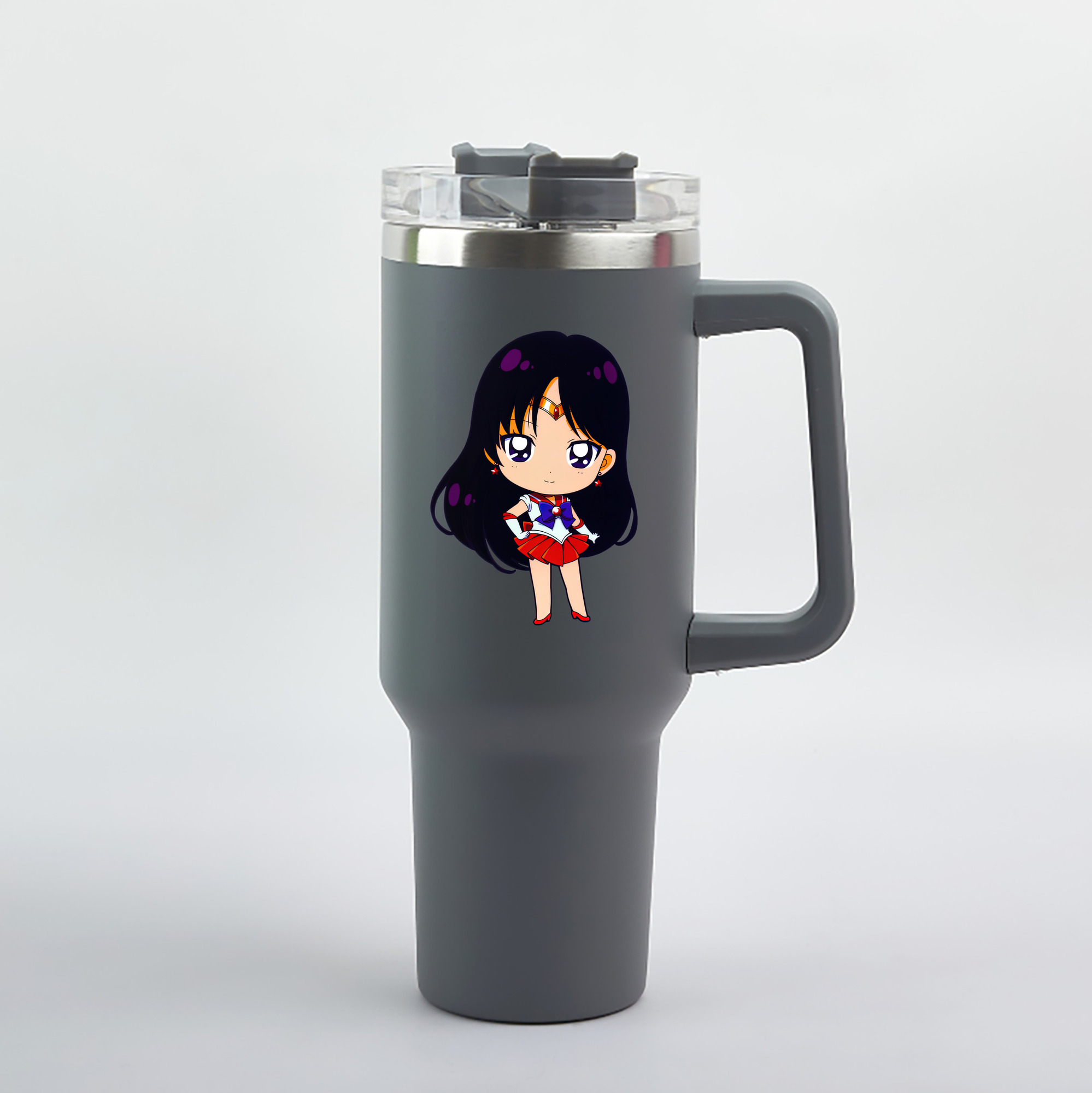 （画像用） 美少女戦士セーラームーン 火野レイ ひの レイ Sailor Moon Hino Rei （セーラーマーズ,Sailor Mars） 1200mL車用タンブラー（カラープリント）