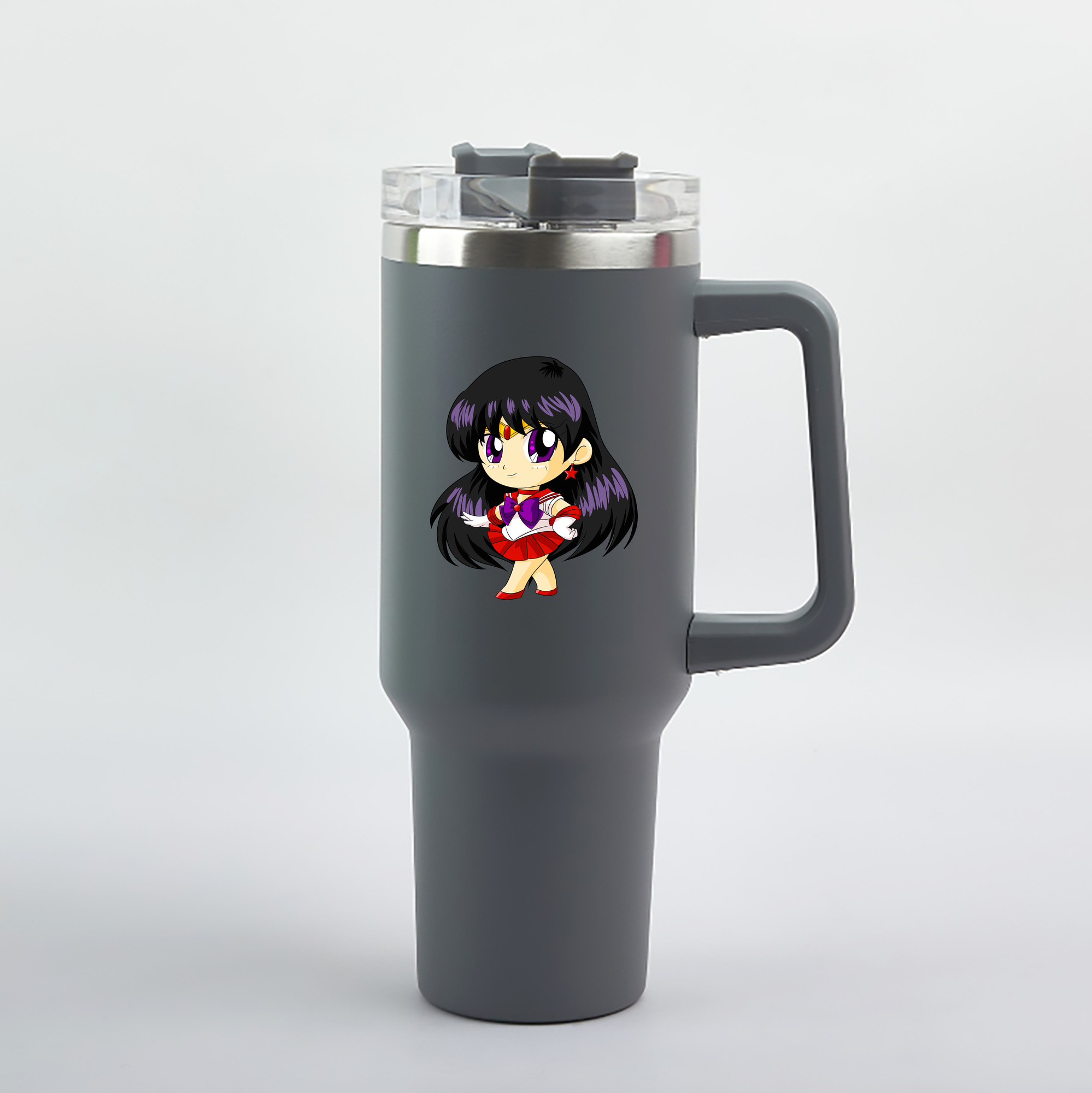 （画像用） 美少女戦士セーラームーン 火野レイ ひの レイ Sailor Moon Hino Rei （セーラーマーズ,Sailor Mars） 1200mL車用タンブラー（カラープリント）