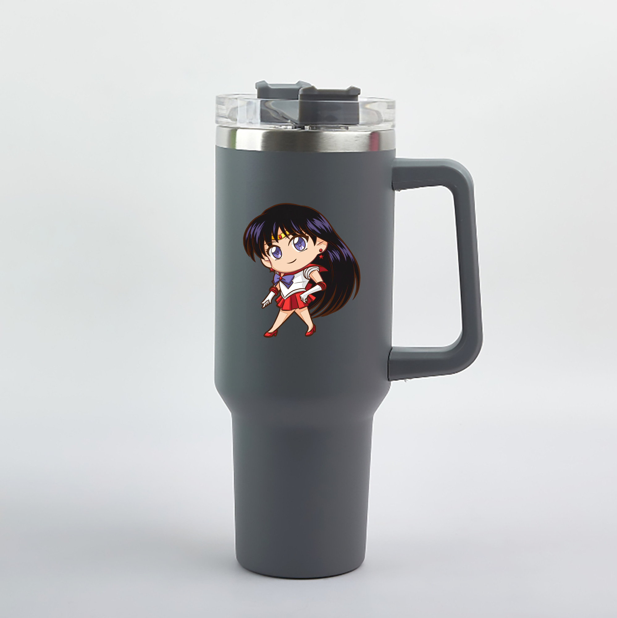 （画像用） 美少女戦士セーラームーン 火野レイ ひの レイ Sailor Moon Hino Rei （セーラーマーズ,Sailor Mars） 1200mL車用タンブラー（カラープリント）