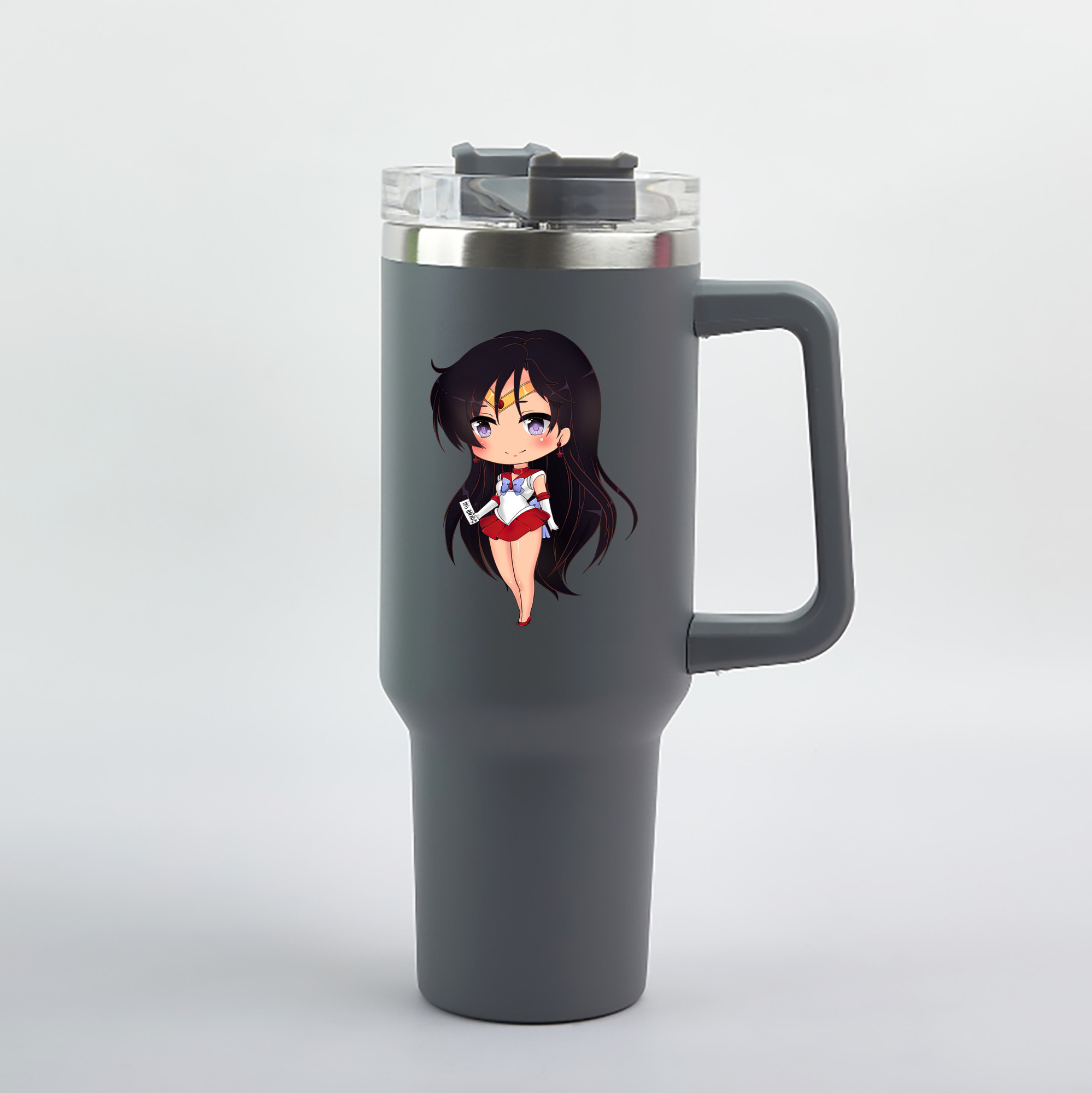 （画像用） 美少女戦士セーラームーン 火野レイ ひの レイ Sailor Moon Hino Rei （セーラーマーズ,Sailor Mars） 1200mL車用タンブラー（カラープリント）