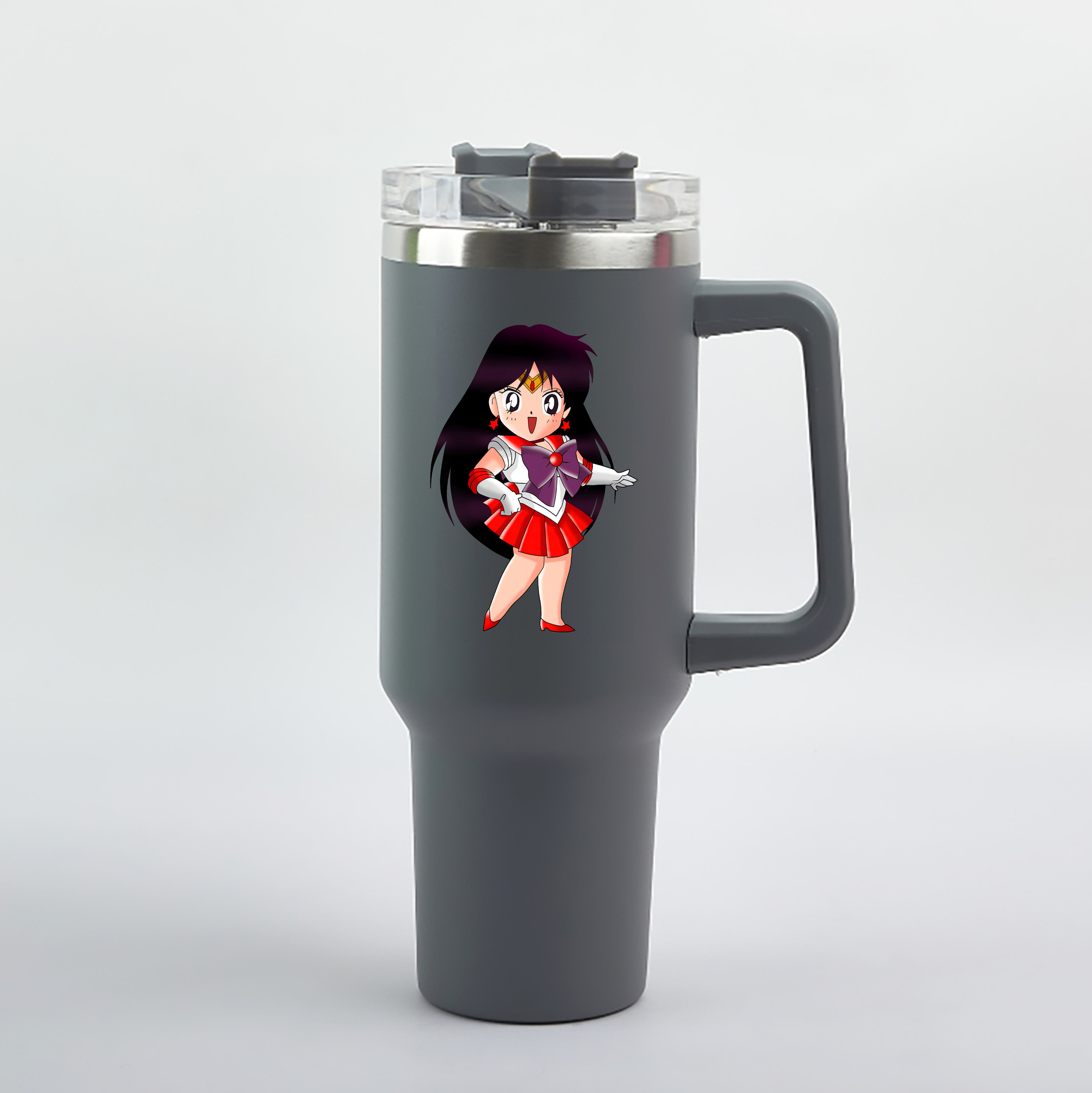 （画像用） 美少女戦士セーラームーン 火野レイ ひの レイ Sailor Moon Hino Rei （セーラーマーズ,Sailor Mars） 1200mL車用タンブラー（カラープリント）