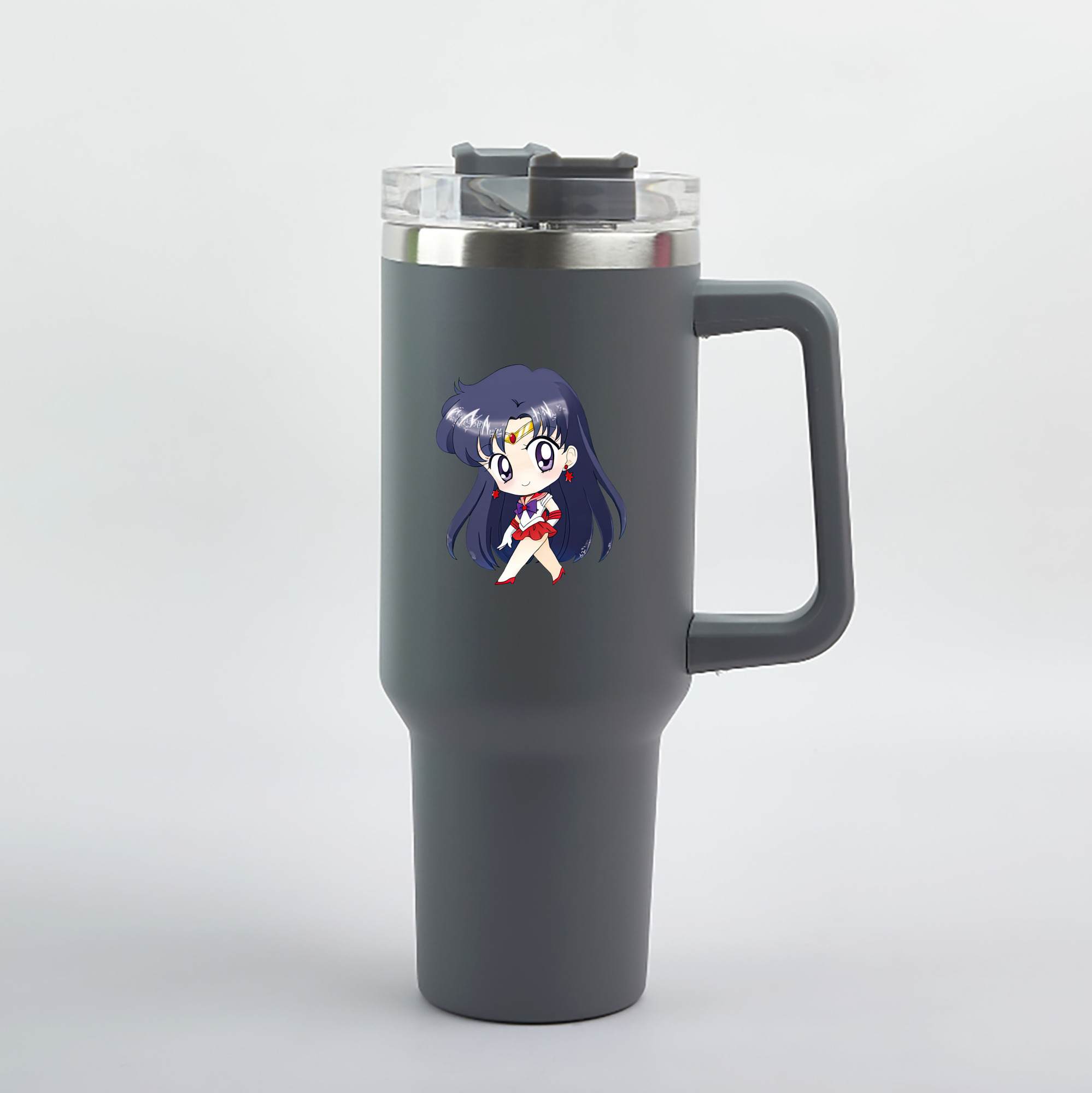 （画像用） 美少女戦士セーラームーン 火野レイ ひの レイ Sailor Moon Hino Rei （セーラーマーズ,Sailor Mars） 1200mL車用タンブラー（カラープリント）