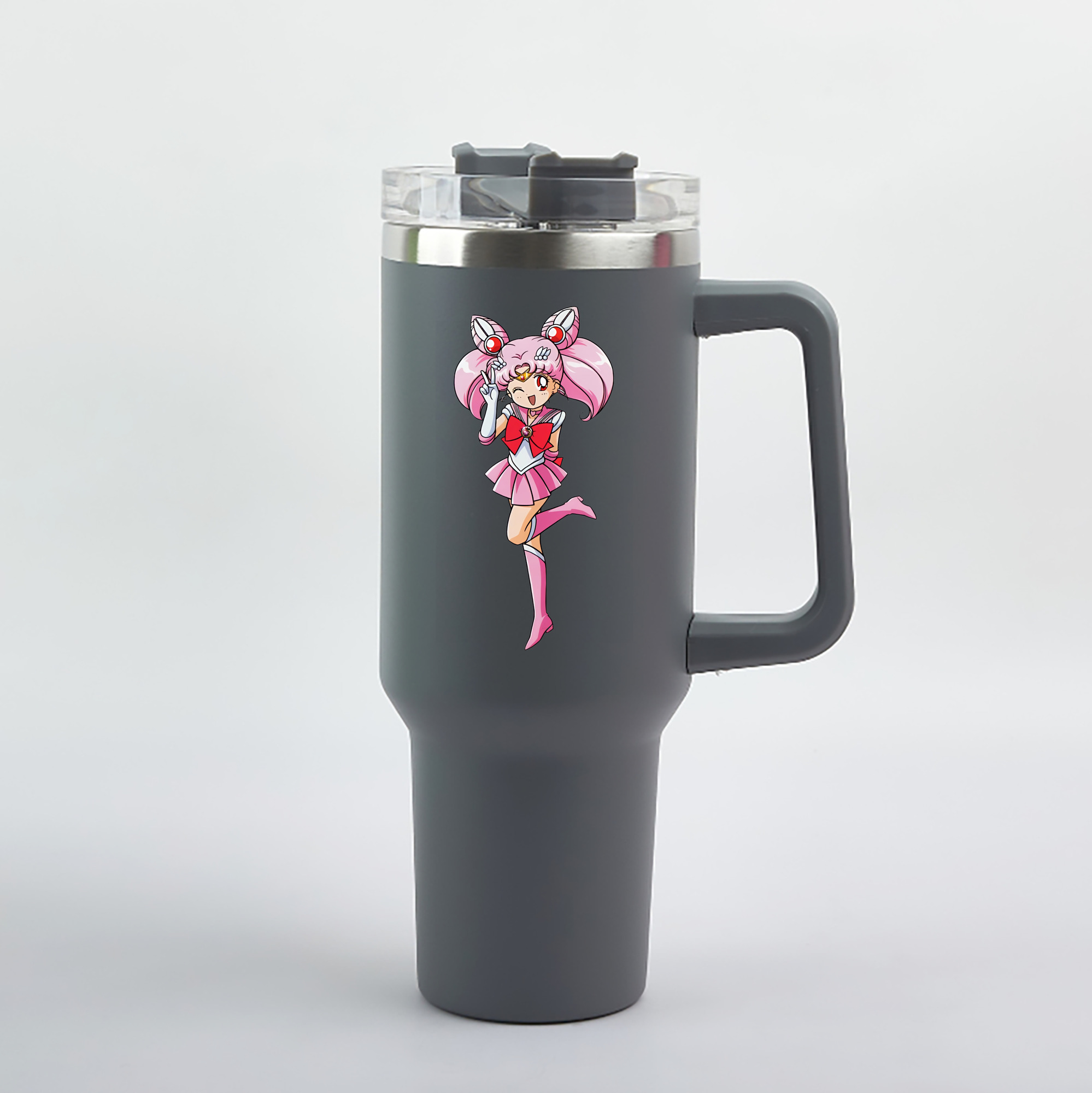 （画像用） 美少女戦士セーラームーン ちびうさ Sailor Moon Chibiusa Tsukino Usagi Small Lady Serenity 1200mL車用タンブラー（カラープリント）