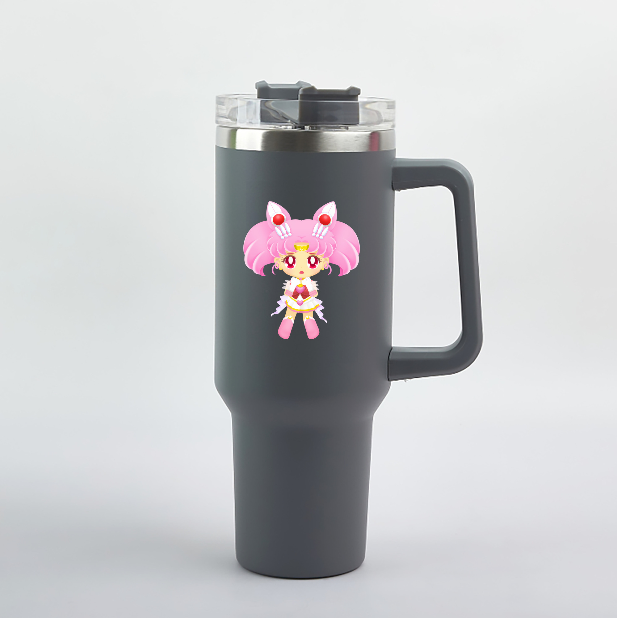（画像用） 美少女戦士セーラームーン ちびうさ Sailor Moon Chibiusa Tsukino Usagi Small Lady Serenity 1200mL車用タンブラー（カラープリント）