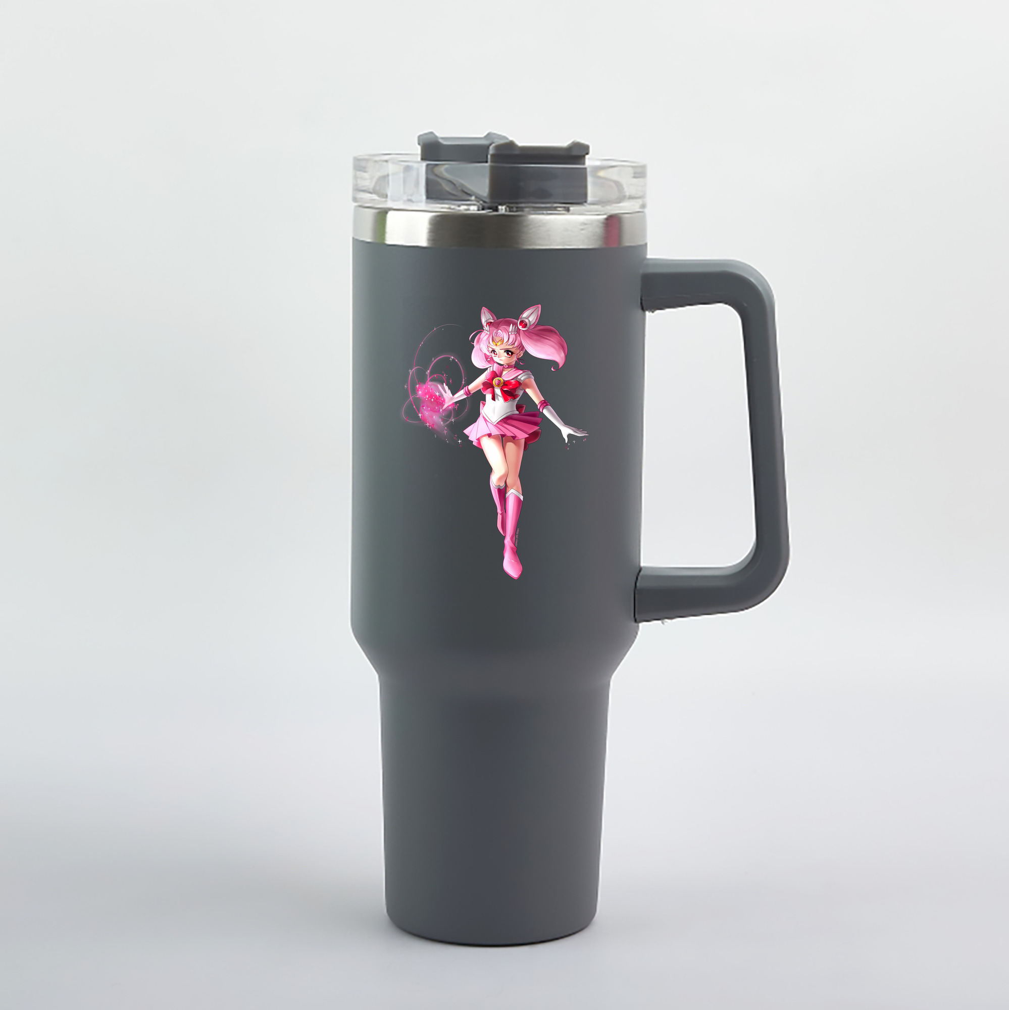 （画像用） 美少女戦士セーラームーン ちびうさ Sailor Moon Chibiusa Tsukino Usagi Small Lady Serenity 1200mL車用タンブラー（カラープリント）
