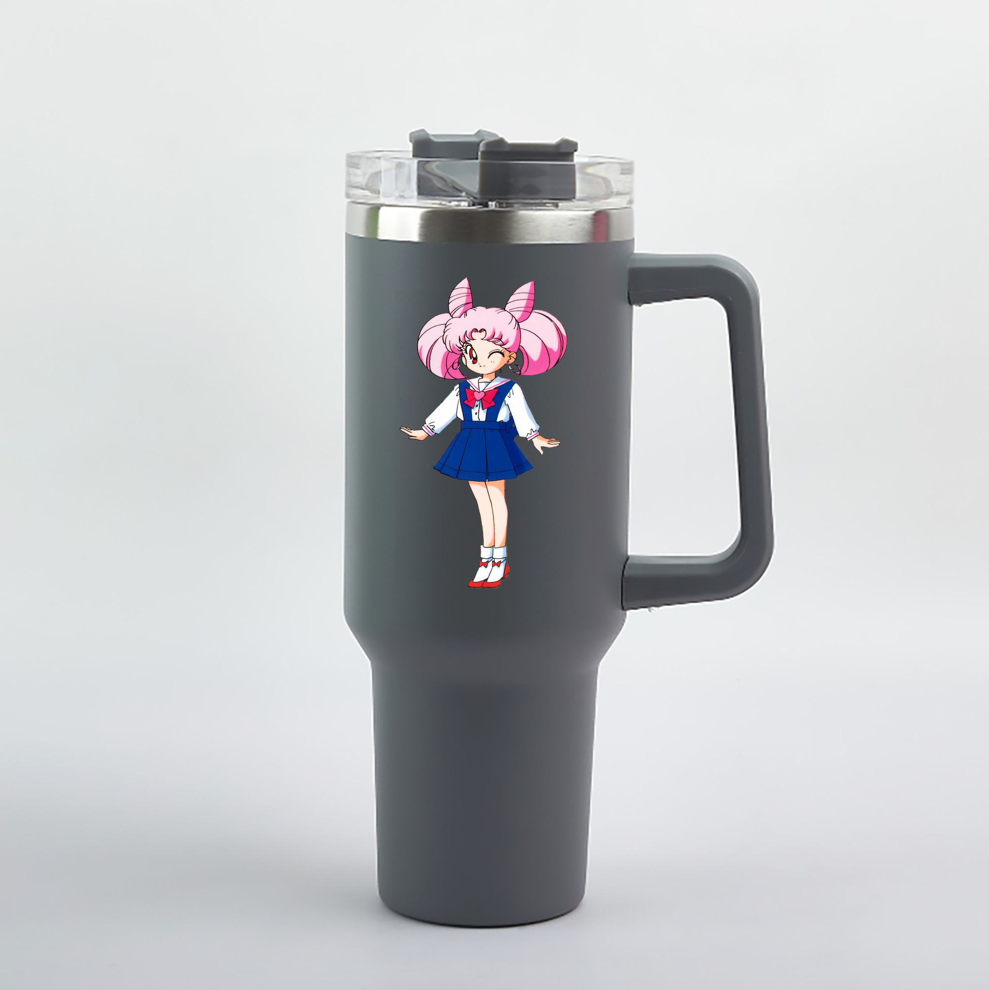 （画像用） 美少女戦士セーラームーン ちびうさ Sailor Moon Chibiusa Tsukino Usagi Small Lady Serenity 1200mL車用タンブラー（カラープリント）