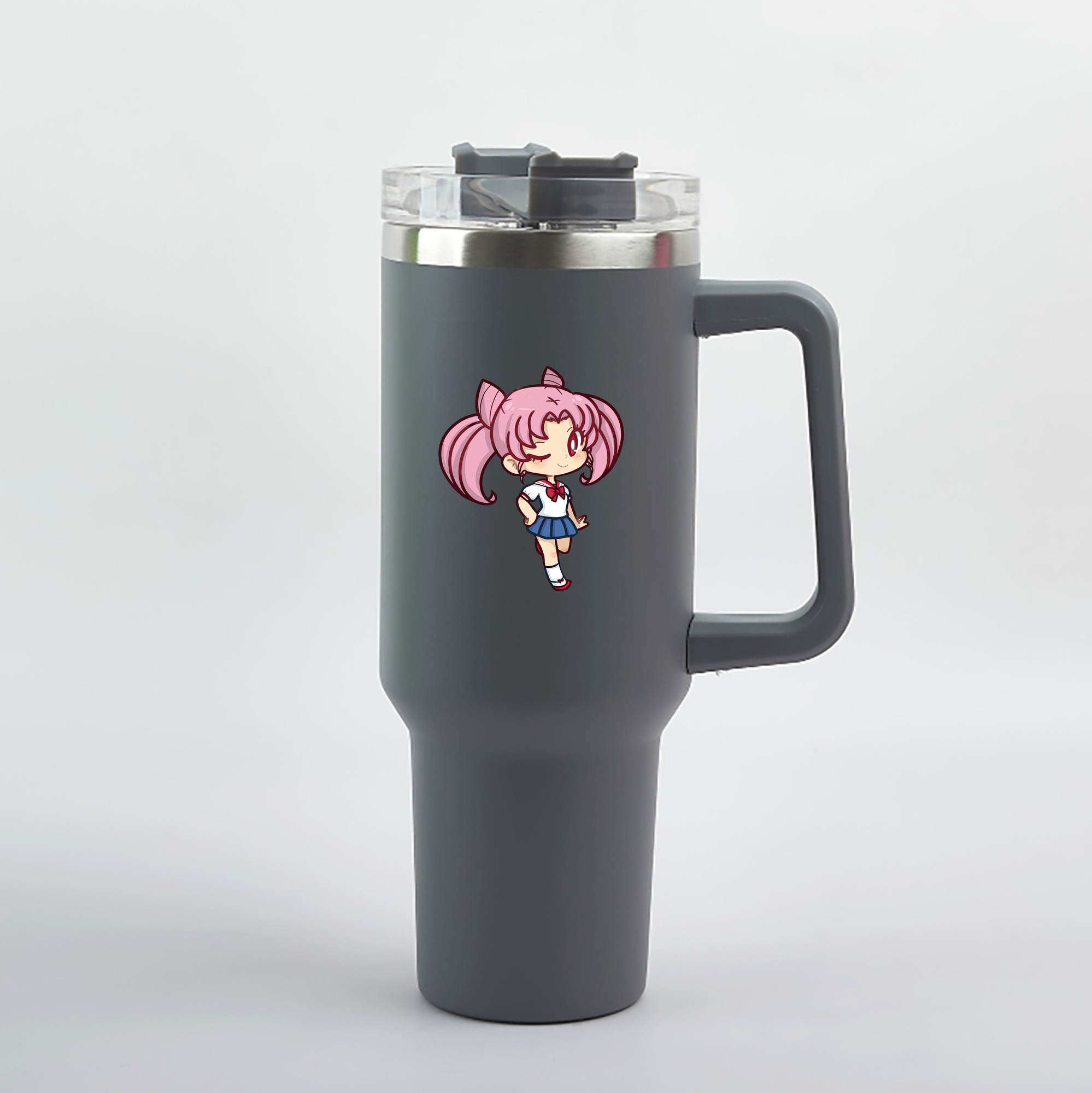 （画像用） 美少女戦士セーラームーン ちびうさ Sailor Moon Chibiusa Tsukino Usagi Small Lady Serenity 1200mL車用タンブラー（カラープリント）