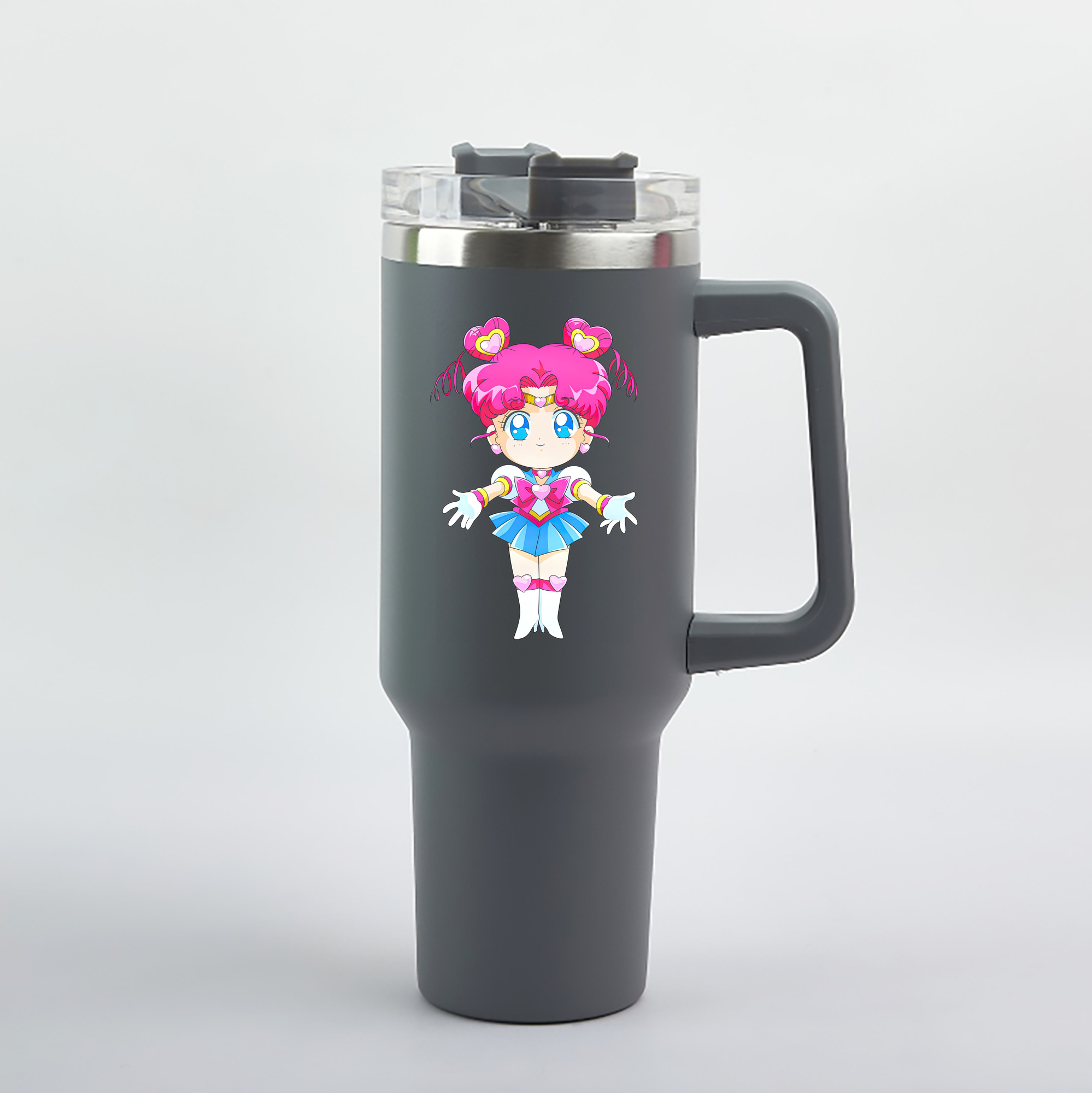 （画像用） 美少女戦士セーラームーン ちびうさ Sailor Moon Chibiusa Tsukino Usagi Small Lady Serenity 1200mL車用タンブラー（カラープリント）