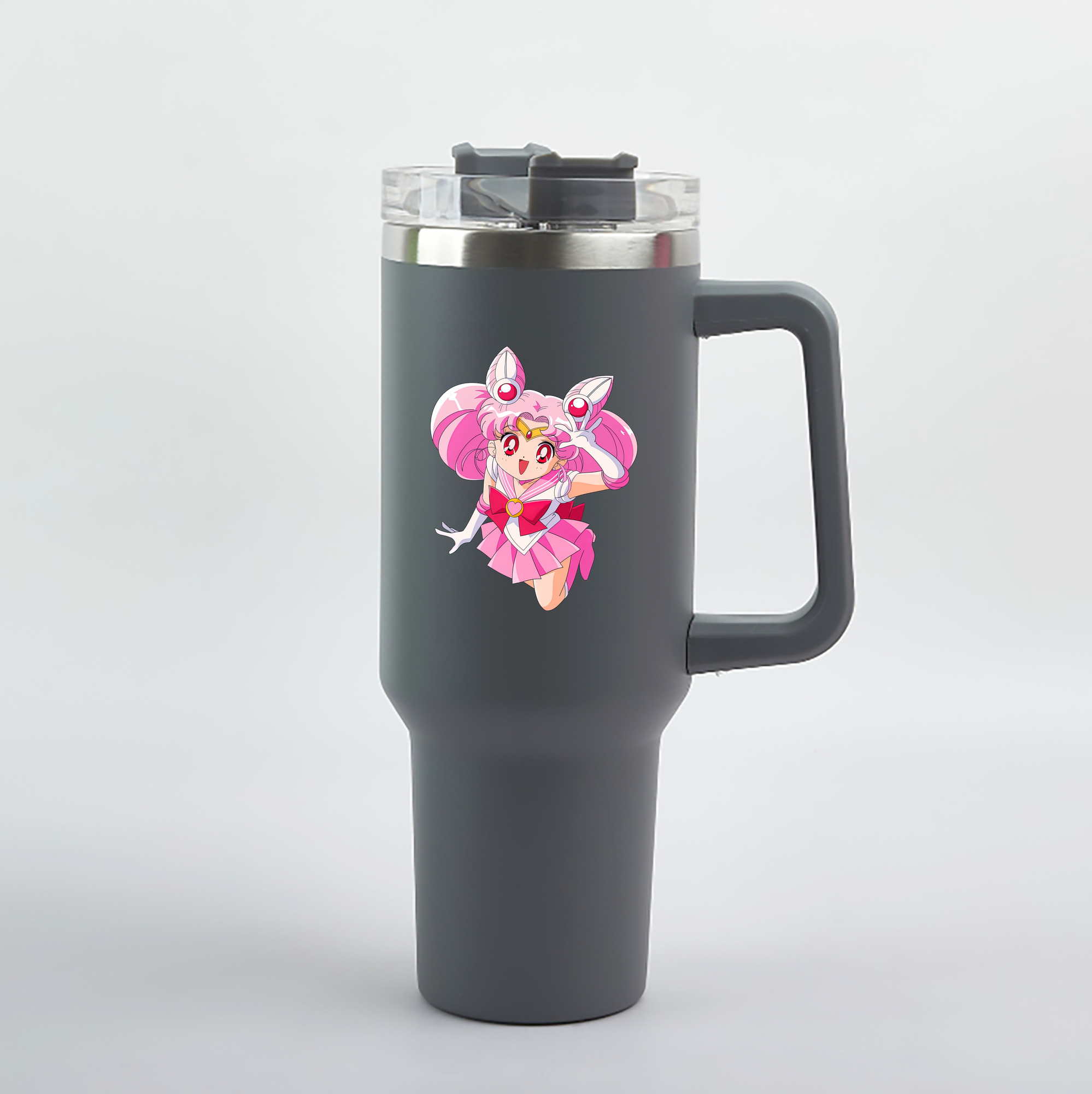 （画像用） 美少女戦士セーラームーン ちびうさ Sailor Moon Chibiusa Tsukino Usagi Small Lady Serenity 1200mL車用タンブラー（カラープリント）