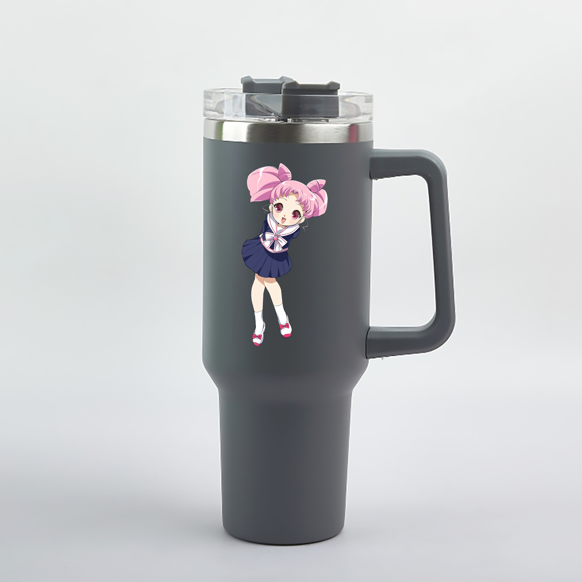 （画像用） 美少女戦士セーラームーン ちびうさ Sailor Moon Chibiusa Tsukino Usagi Small Lady Serenity 1200mL車用タンブラー（カラープリント）