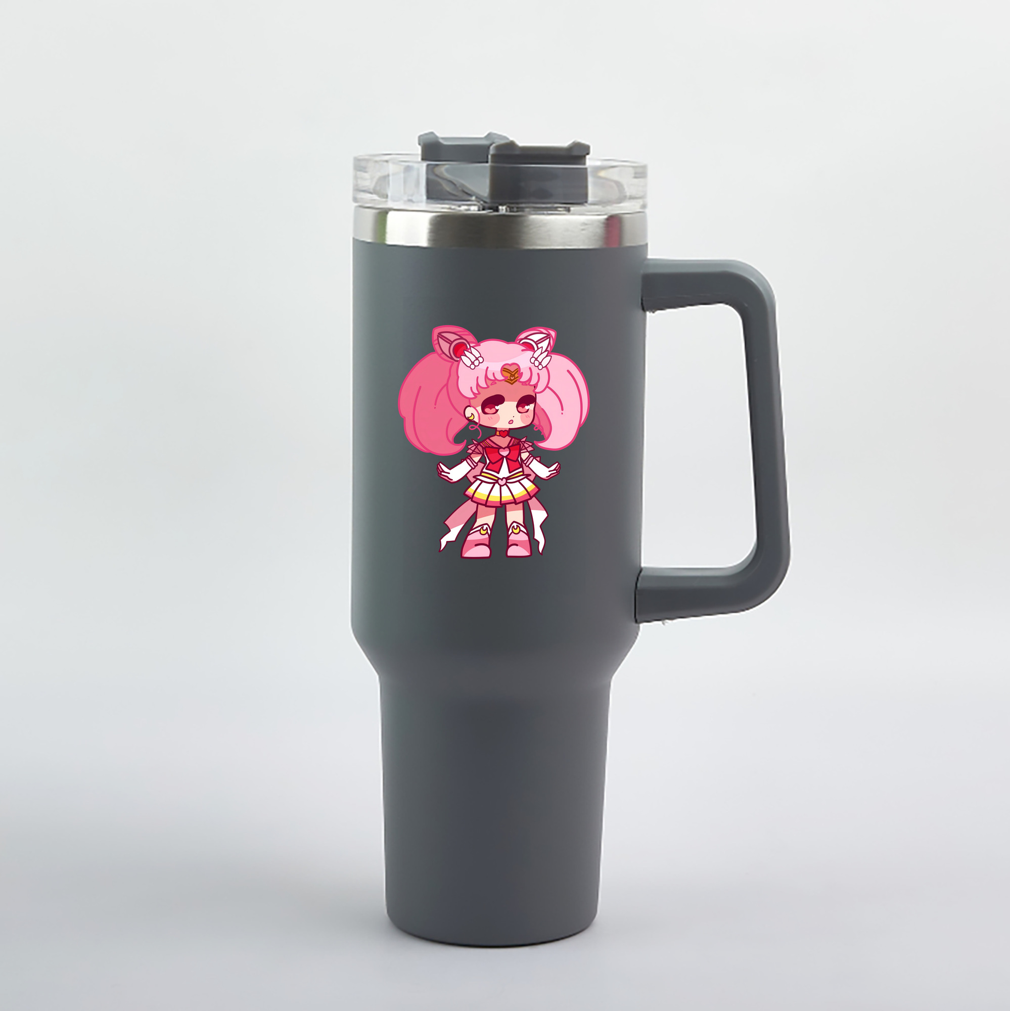 （画像用） 美少女戦士セーラームーン ちびうさ Sailor Moon Chibiusa Tsukino Usagi Small Lady Serenity 1200mL車用タンブラー（カラープリント）