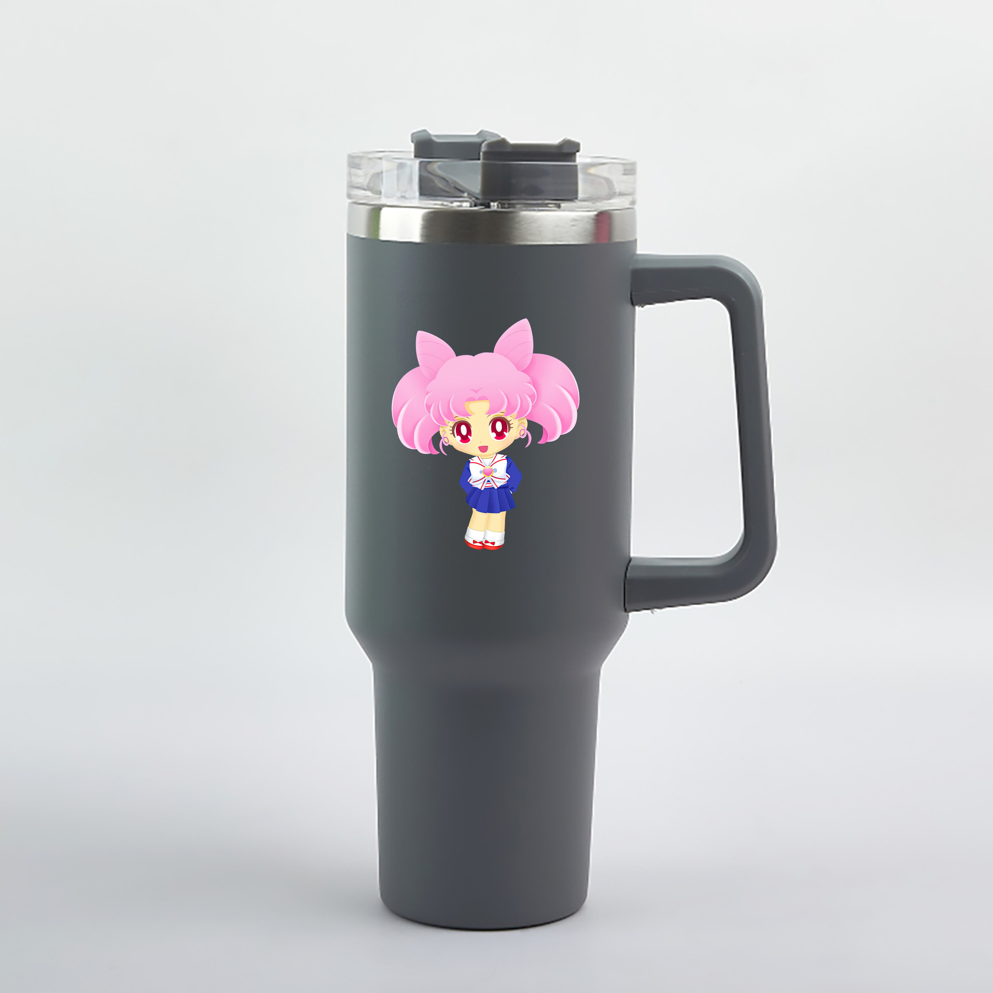 （画像用） 美少女戦士セーラームーン ちびうさ Sailor Moon Chibiusa Tsukino Usagi Small Lady Serenity 1200mL車用タンブラー（カラープリント）