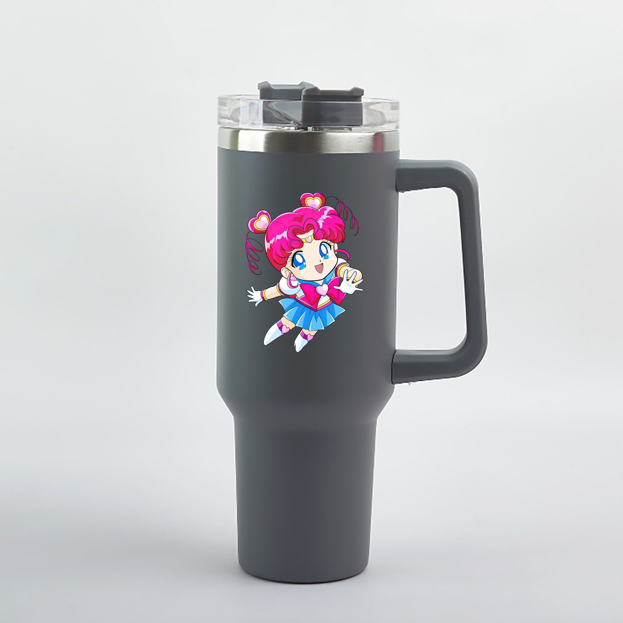 （画像用） 美少女戦士セーラームーン ちびうさ Sailor Moon Chibiusa Tsukino Usagi Small Lady Serenity 1200mL車用タンブラー（カラープリント）
