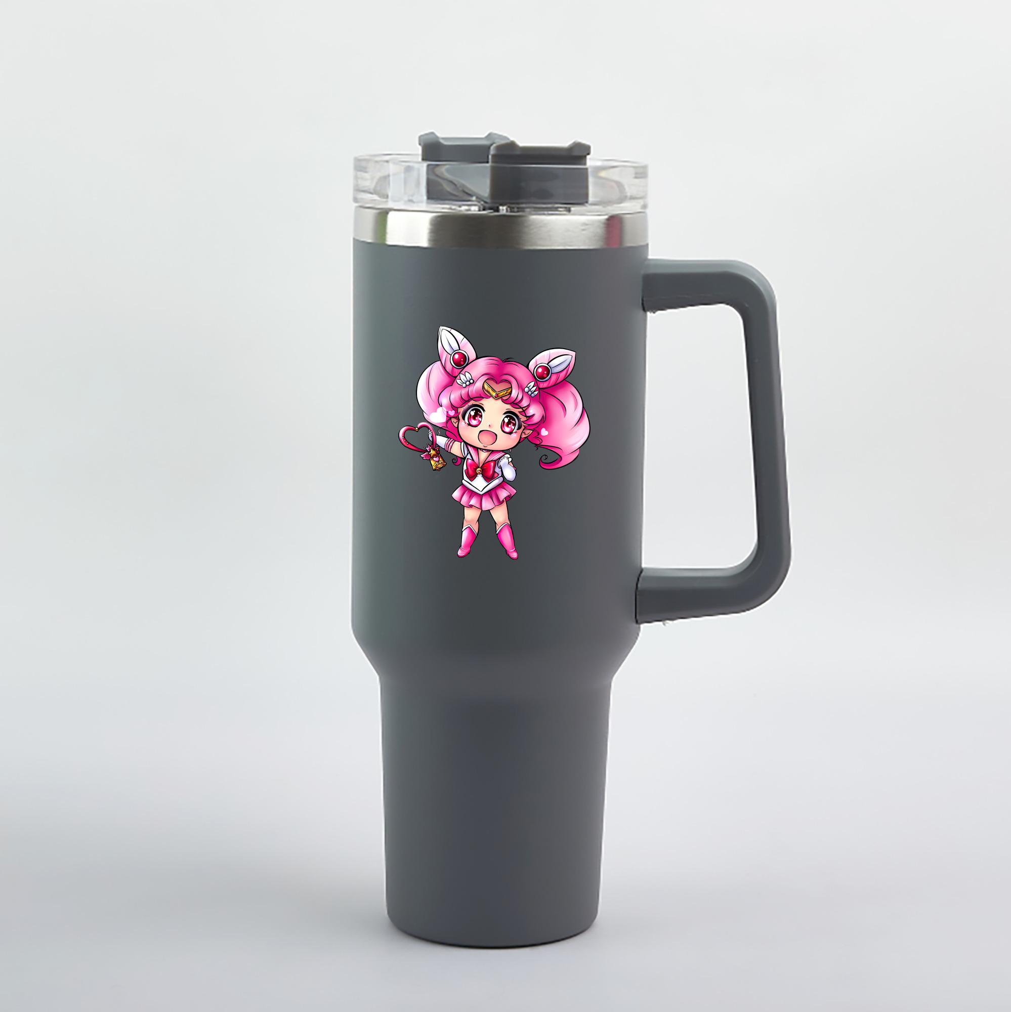 （画像用） 美少女戦士セーラームーン ちびうさ Sailor Moon Chibiusa Tsukino Usagi Small Lady Serenity 1200mL車用タンブラー（カラープリント）