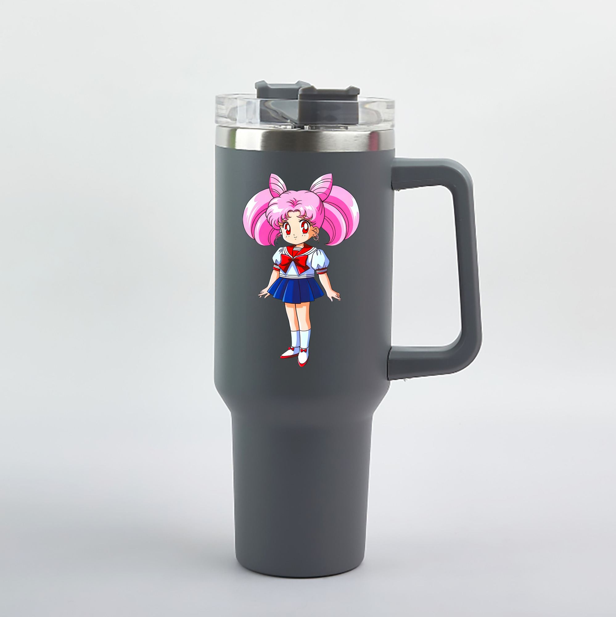 （画像用） 美少女戦士セーラームーン ちびうさ Sailor Moon Chibiusa Tsukino Usagi Small Lady Serenity 1200mL車用タンブラー（カラープリント）
