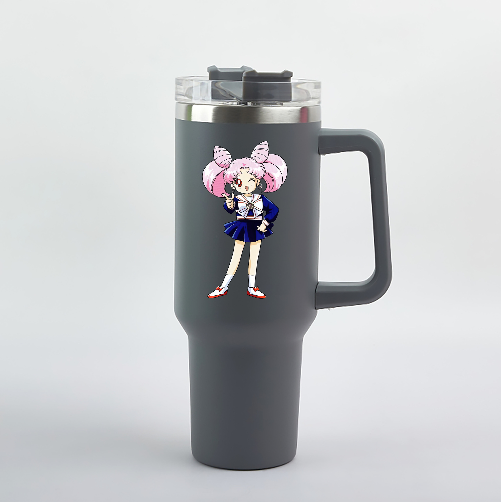 （画像用） 美少女戦士セーラームーン ちびうさ Sailor Moon Chibiusa Tsukino Usagi Small Lady Serenity 1200mL車用タンブラー（カラープリント）