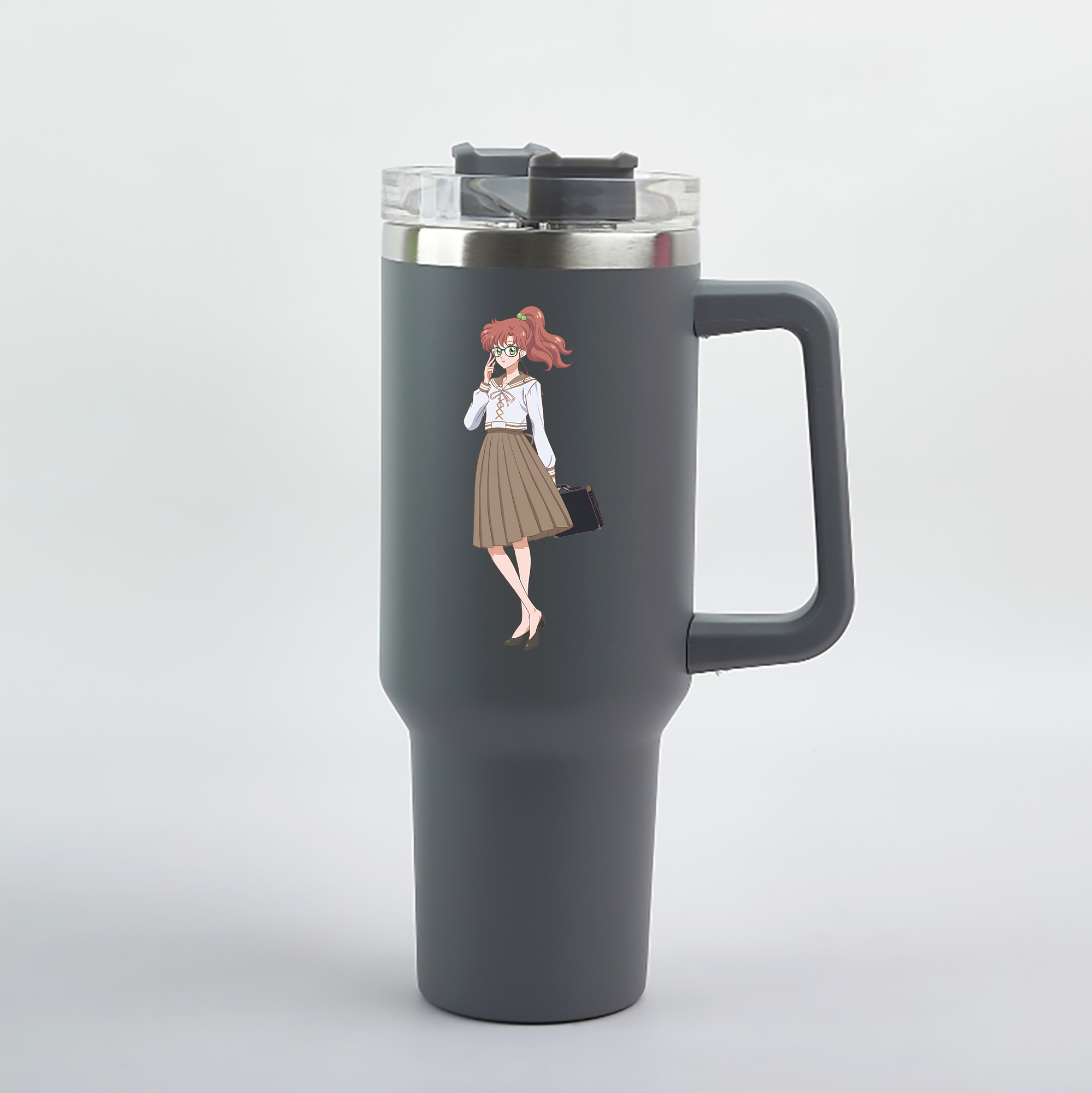 （画像用） 美少女戦士セーラームーン 木野 まこと きの まこと Sailor Moon Kino Makoto （セーラージュピター；Sailor Jupiter） 1200mL車用タンブラー（カラープリント）
