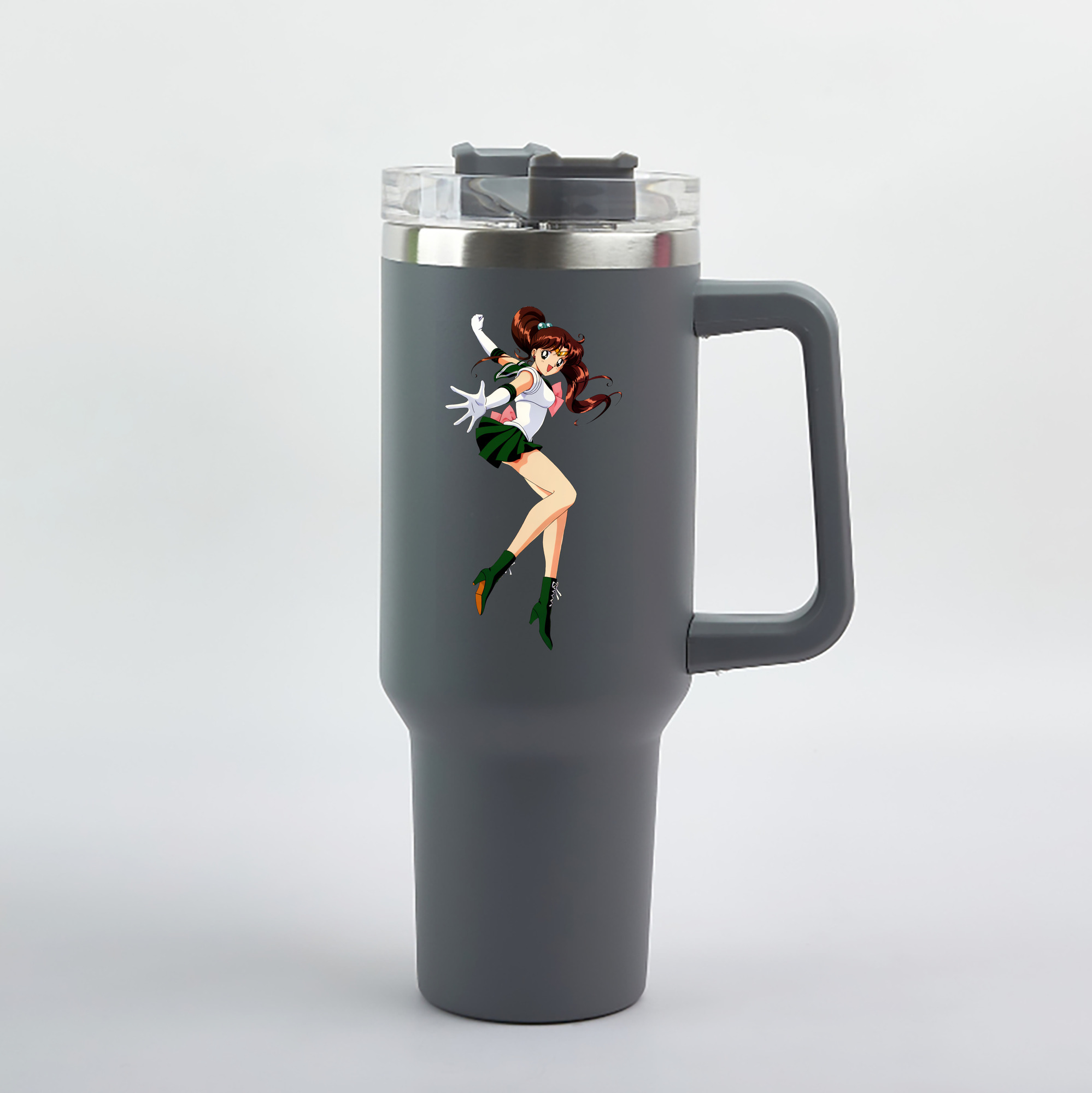 （画像用） 美少女戦士セーラームーン 木野 まこと きの まこと Sailor Moon Kino Makoto （セーラージュピター；Sailor Jupiter） 1200mL車用タンブラー（カラープリント）