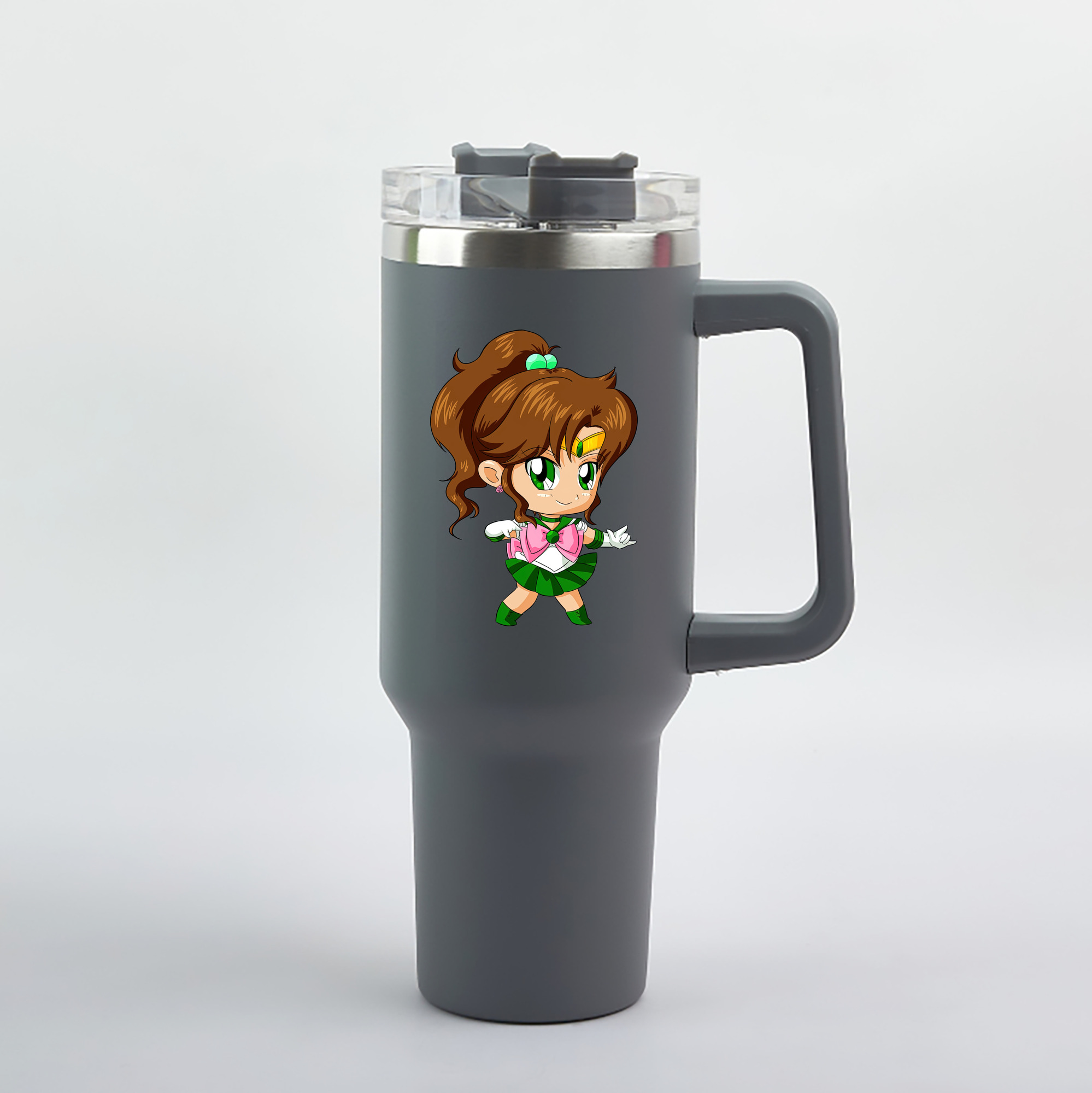 （画像用） 美少女戦士セーラームーン 木野 まこと きの まこと Sailor Moon Kino Makoto （セーラージュピター；Sailor Jupiter） 1200mL車用タンブラー（カラープリント）