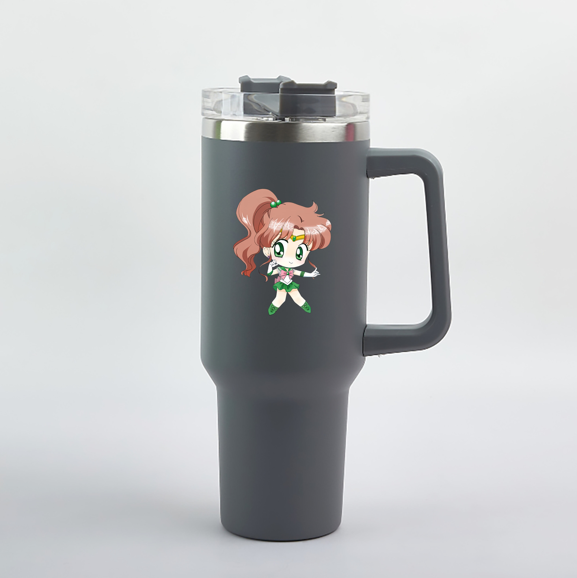 （画像用） 美少女戦士セーラームーン 木野 まこと きの まこと Sailor Moon Kino Makoto （セーラージュピター；Sailor Jupiter） 1200mL車用タンブラー（カラープリント）