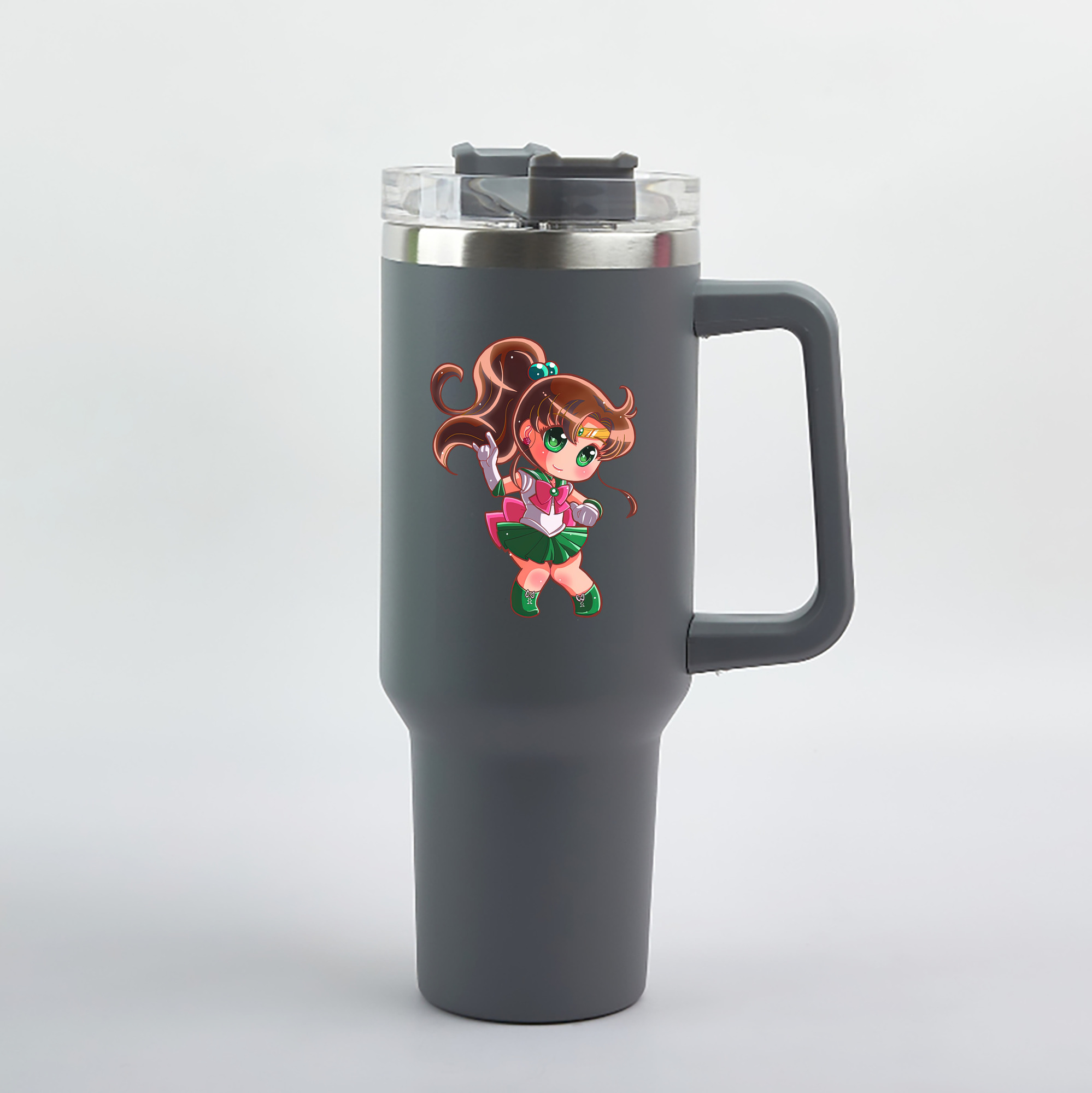 （画像用） 美少女戦士セーラームーン 木野 まこと きの まこと Sailor Moon Kino Makoto （セーラージュピター；Sailor Jupiter） 1200mL車用タンブラー（カラープリント）