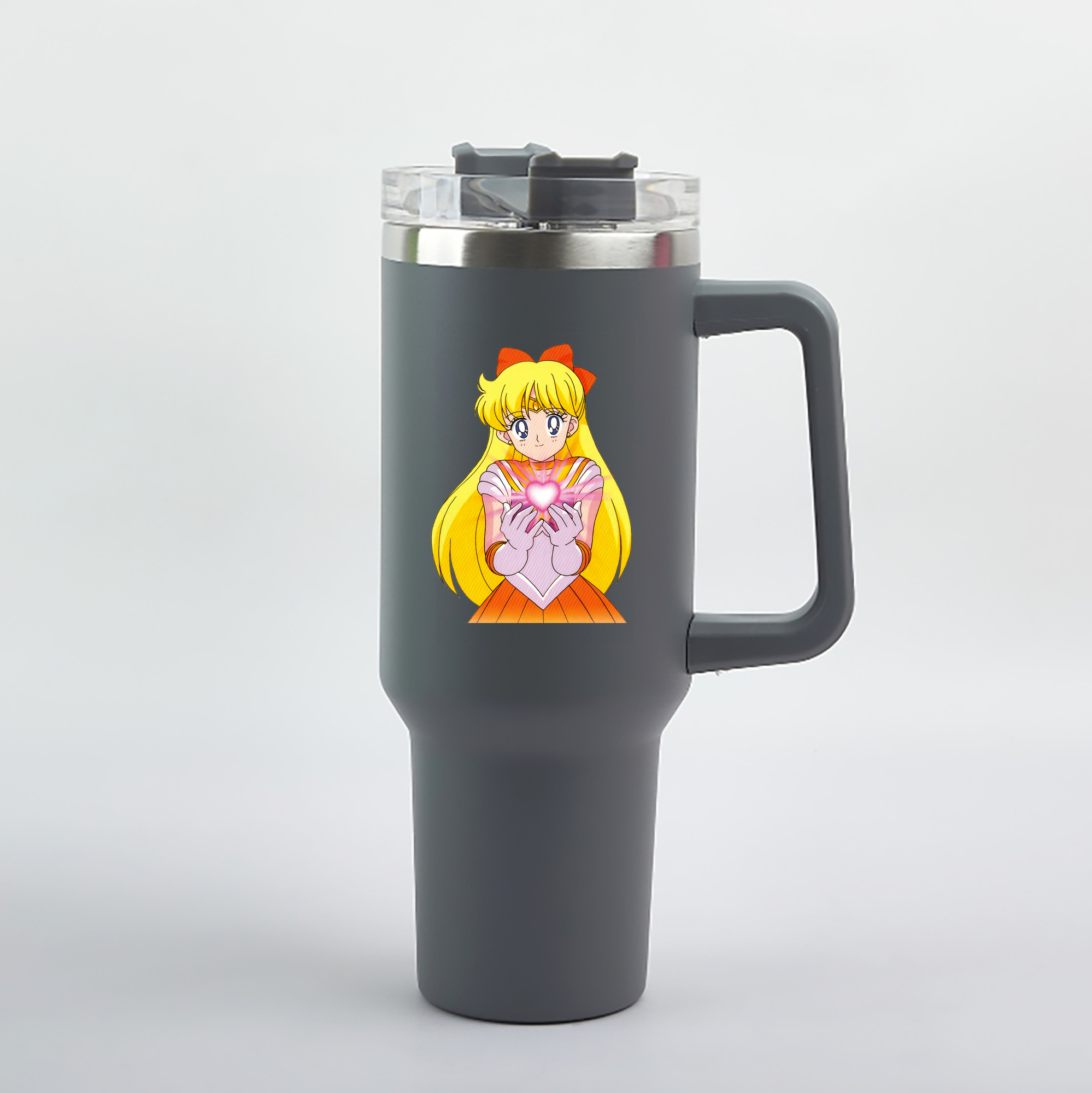 （画像用） 美少女戦士セーラームーン 愛野 美奈子 あいの みなこ Sailor Moon Aino Minako 1200mL車用タンブラー（カラープリント）