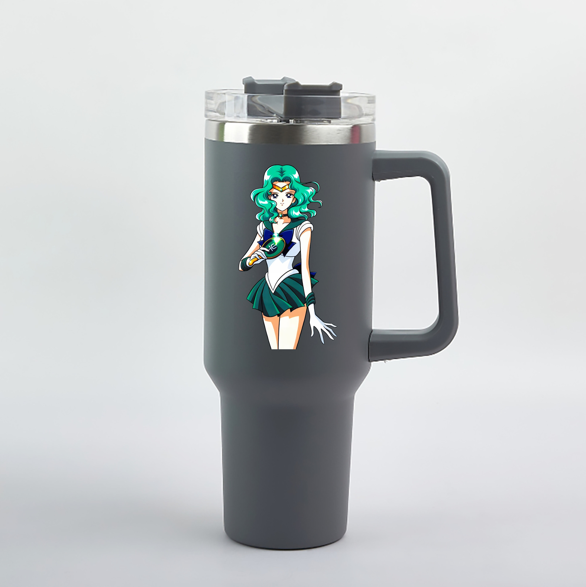 （画像用） 美少女戦士セーラームーン 海王 みちる（かいおう みちる） Sailor Moon Kaiou Michiru 1200mL車用タンブラー（カラープリント）