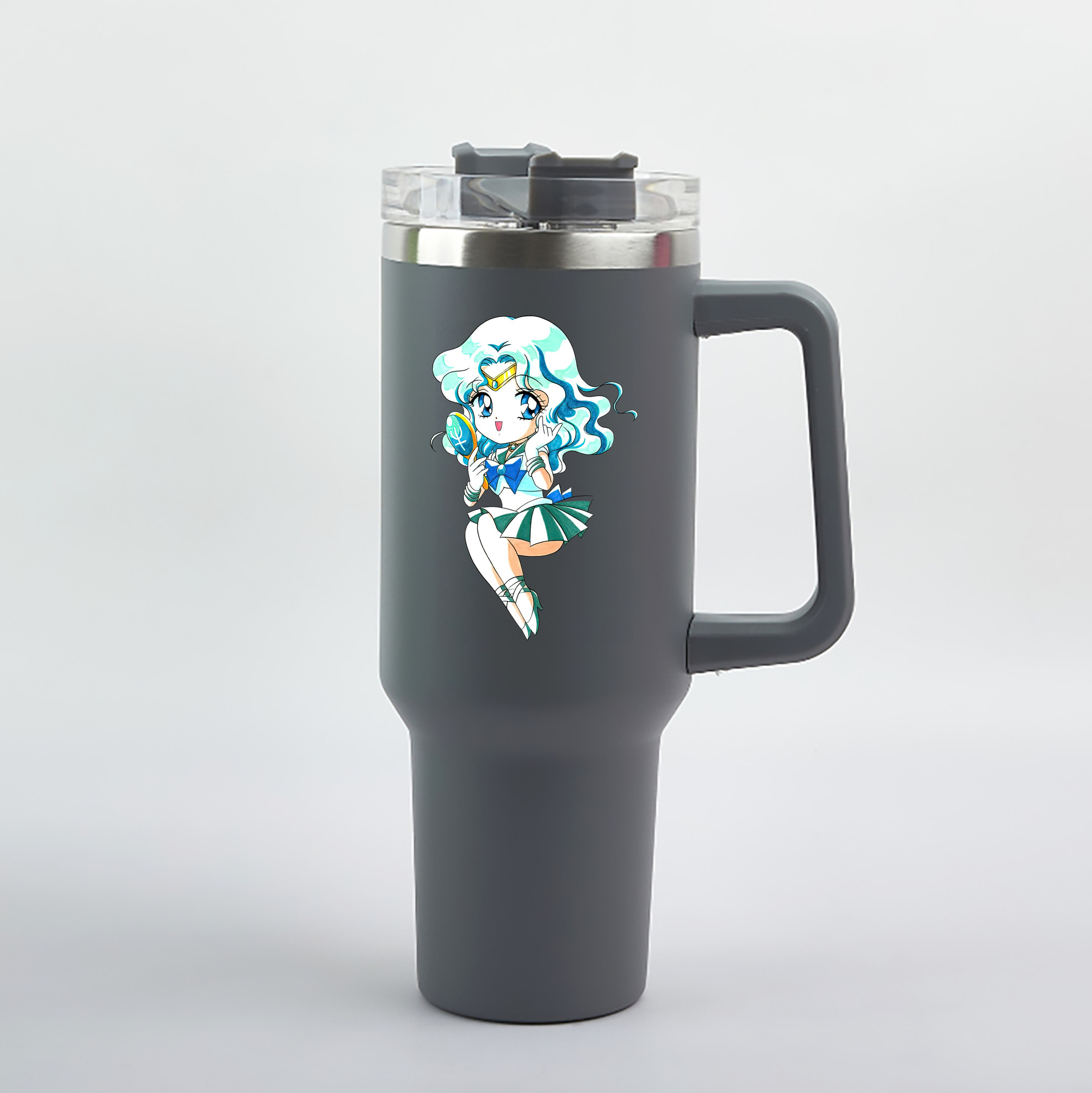 （画像用） 美少女戦士セーラームーン 海王 みちる（かいおう みちる） Sailor Moon Kaiou Michiru 1200mL車用タンブラー（カラープリント）