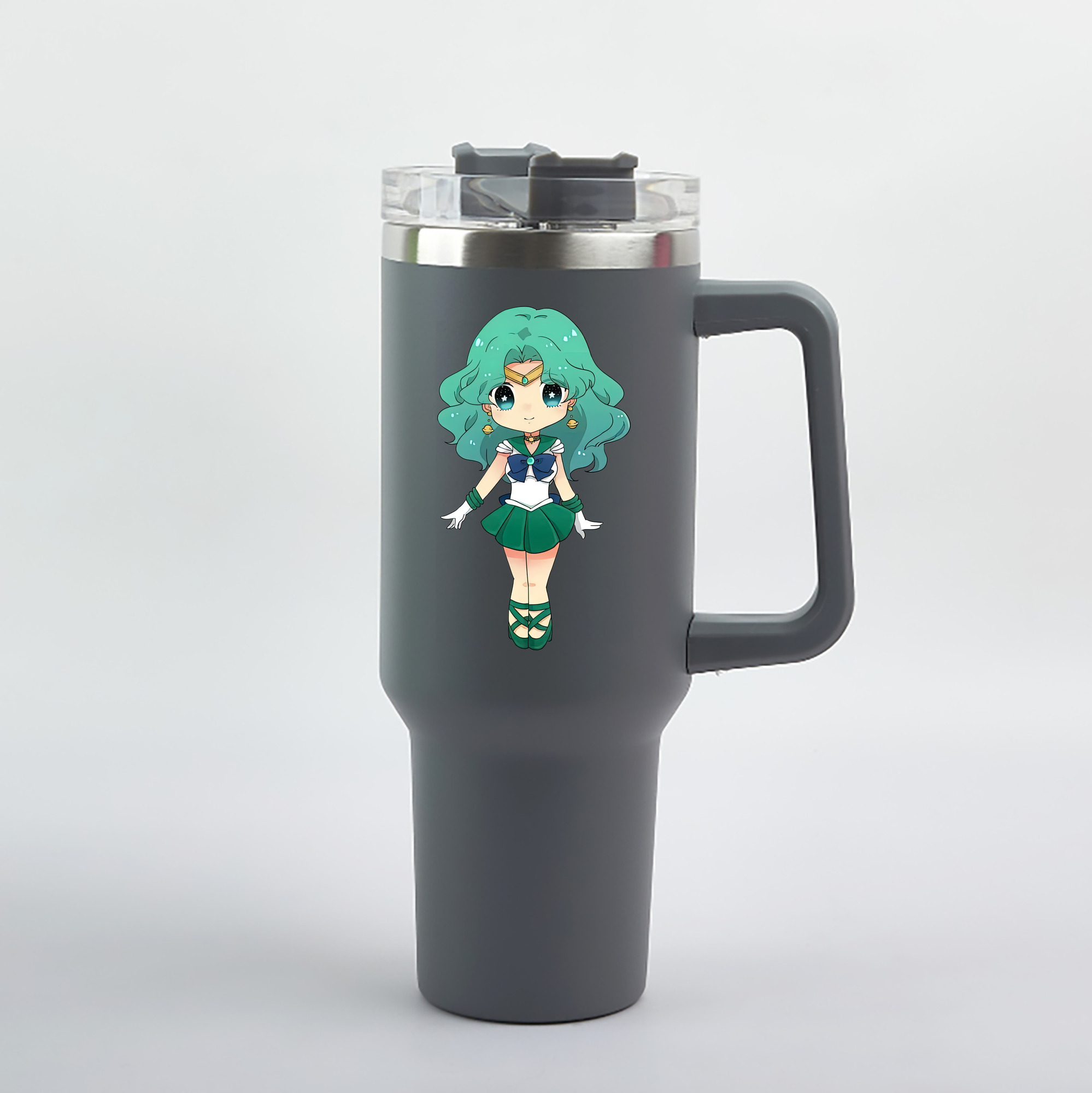 （画像用） 美少女戦士セーラームーン 海王 みちる（かいおう みちる） Sailor Moon Kaiou Michiru 1200mL車用タンブラー（カラープリント）