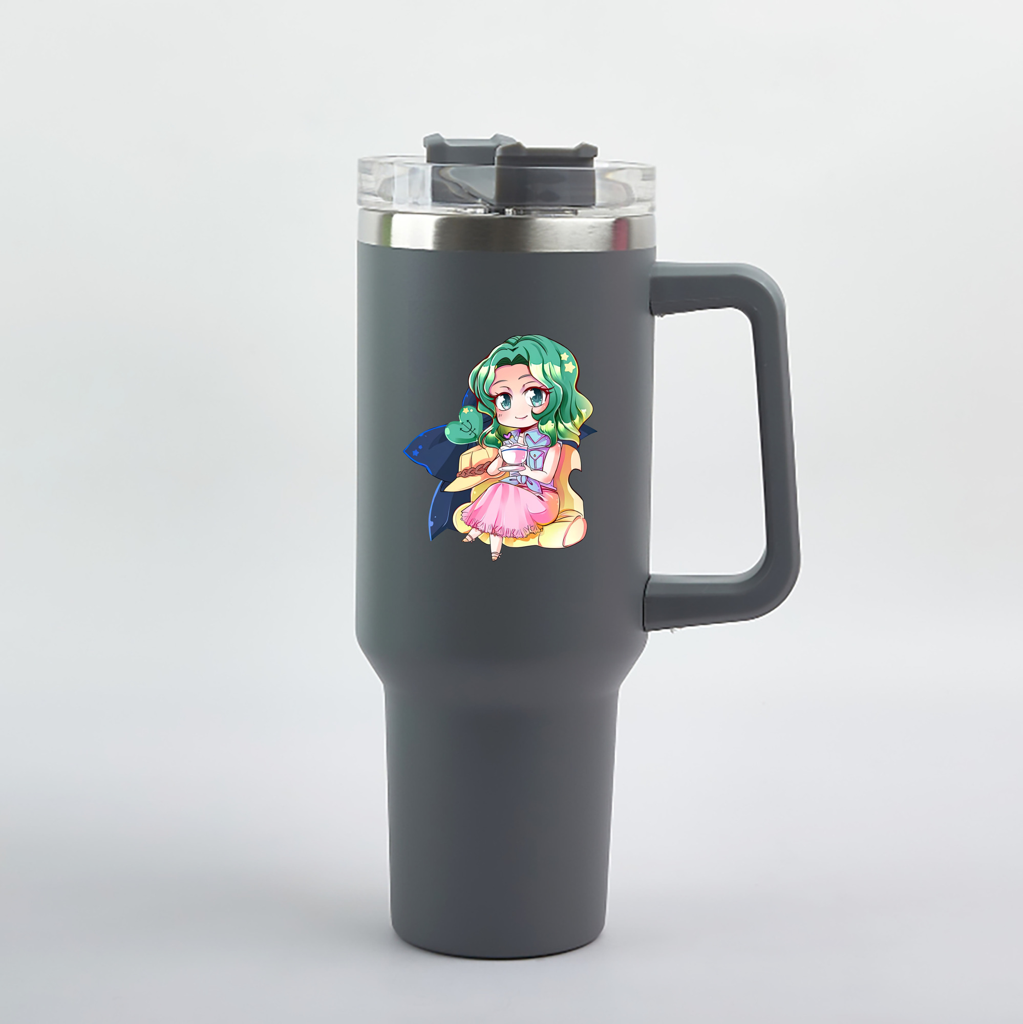 （画像用） 美少女戦士セーラームーン 海王 みちる（かいおう みちる） Sailor Moon Kaiou Michiru 1200mL車用タンブラー（カラープリント）
