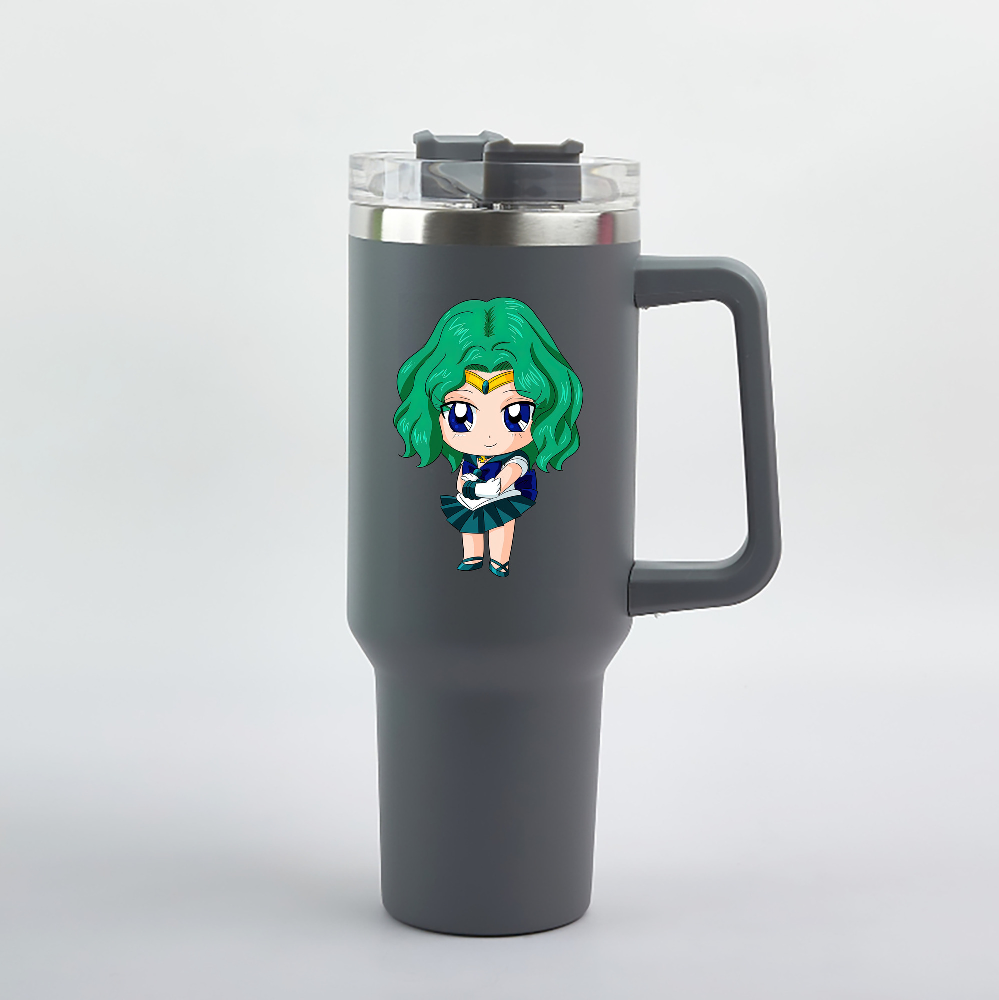 （画像用） 美少女戦士セーラームーン 海王 みちる（かいおう みちる） Sailor Moon Kaiou Michiru 1200mL車用タンブラー（カラープリント）