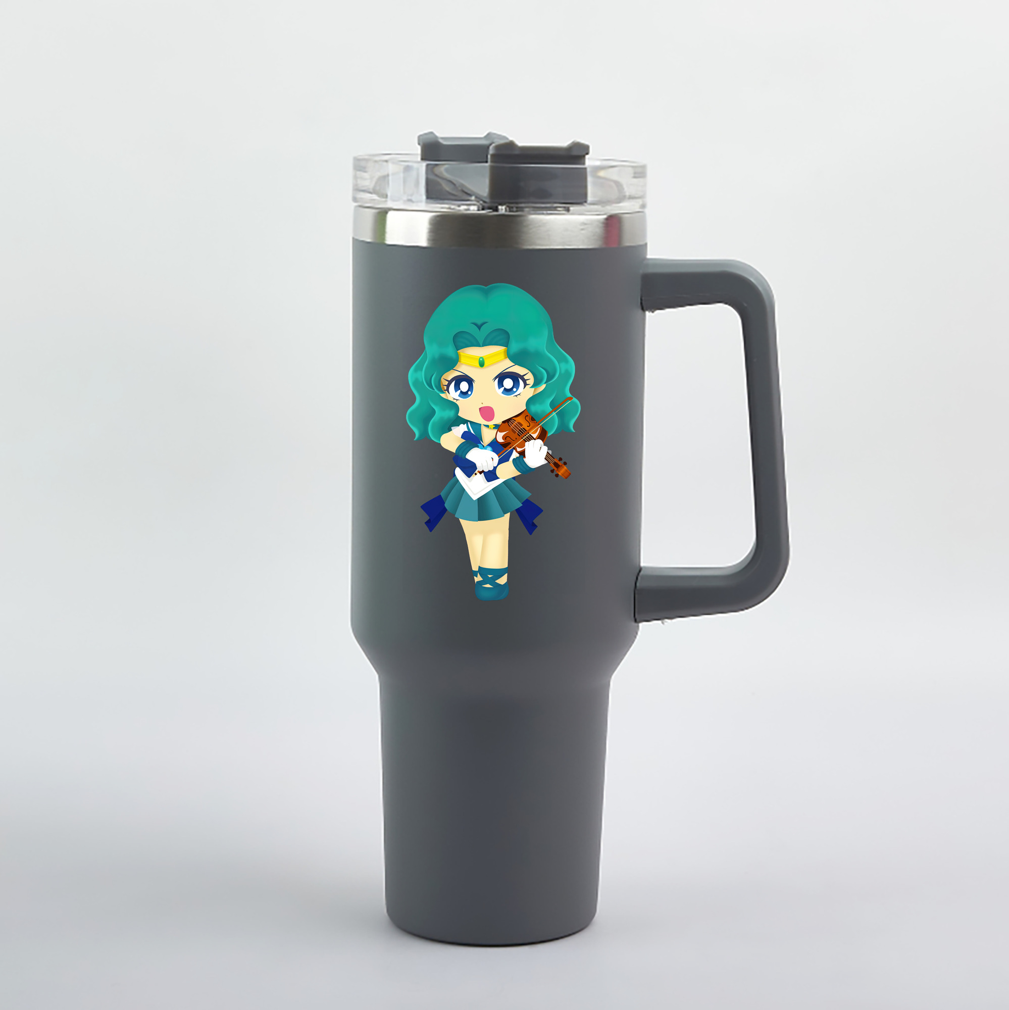 （画像用） 美少女戦士セーラームーン 海王 みちる（かいおう みちる） Sailor Moon Kaiou Michiru 1200mL車用タンブラー（カラープリント）