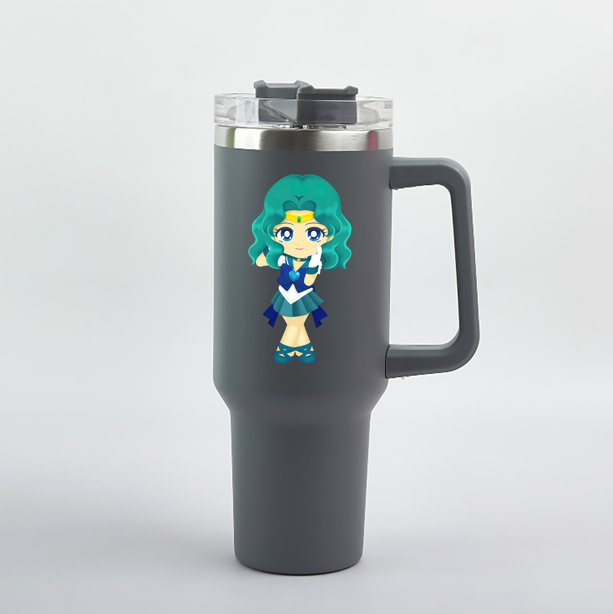 （画像用） 美少女戦士セーラームーン 海王 みちる（かいおう みちる） Sailor Moon Kaiou Michiru 1200mL車用タンブラー（カラープリント）