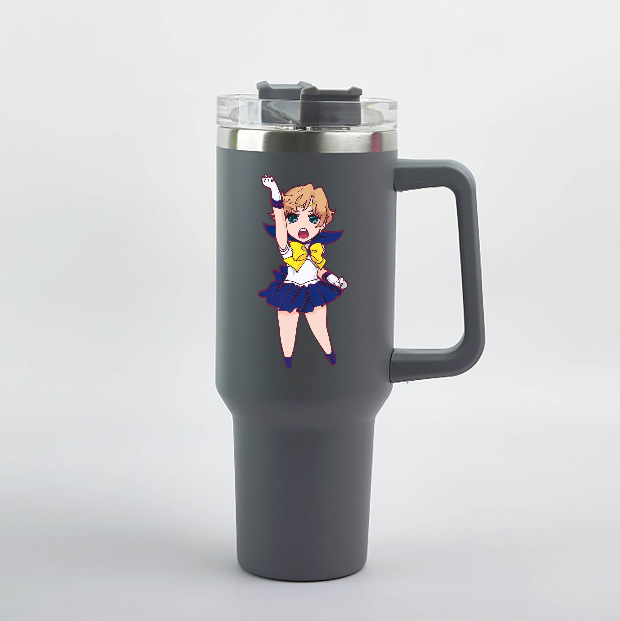 （画像用） 美少女戦士セーラームーン 天王はるか Sailor Moon Tenoh Haruka 1200mL車用タンブラー（カラープリント）