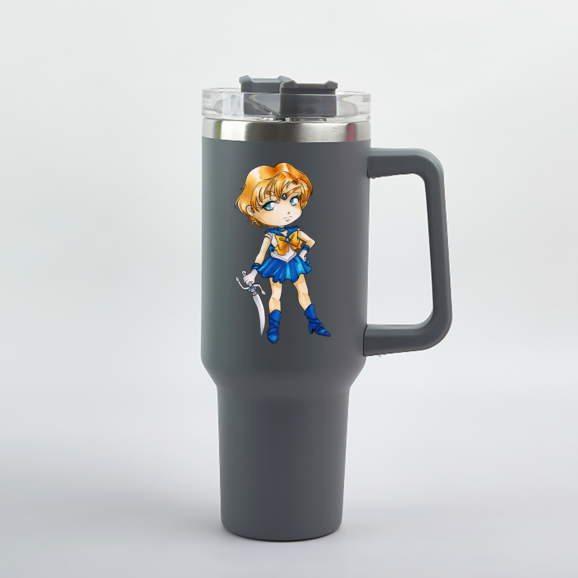 （画像用） 美少女戦士セーラームーン 天王はるか Sailor Moon Tenoh Haruka 1200mL車用タンブラー（カラープリント）