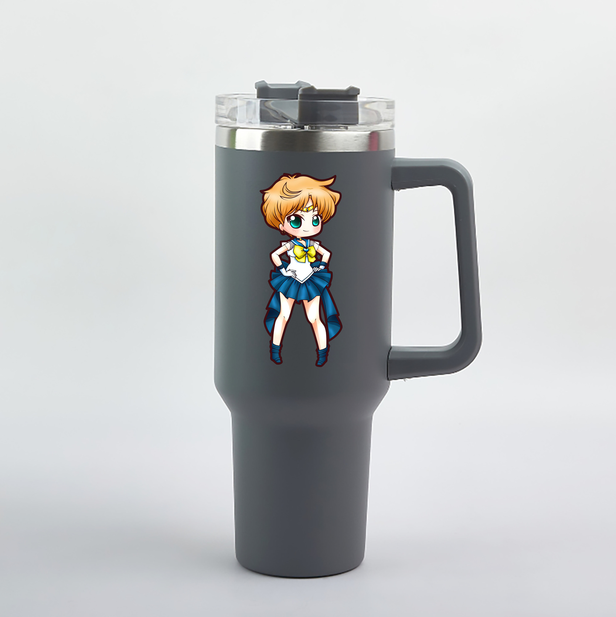 （画像用） 美少女戦士セーラームーン 天王はるか Sailor Moon Tenoh Haruka 1200mL車用タンブラー（カラープリント）