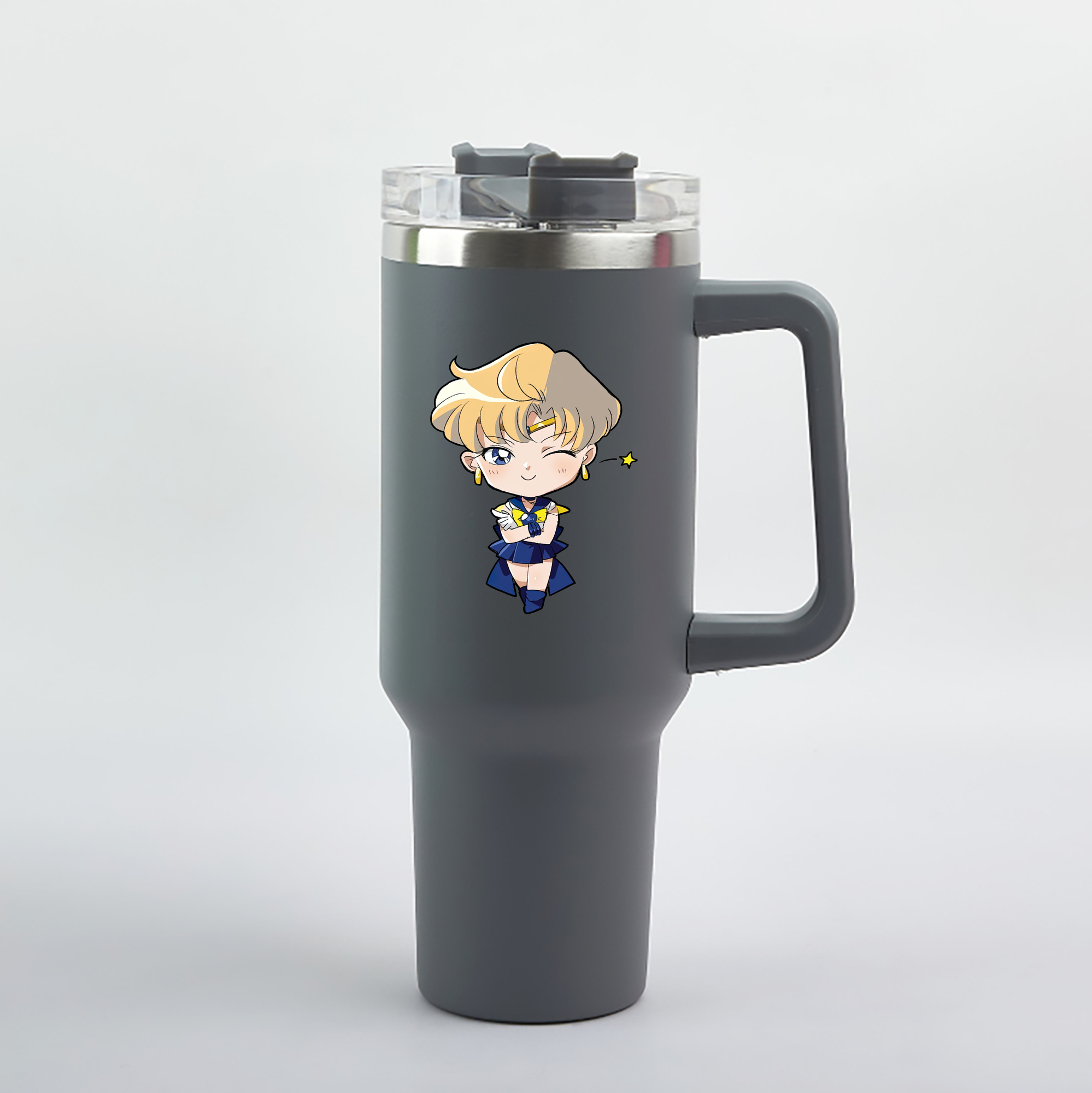 （画像用） 美少女戦士セーラームーン 天王はるか Sailor Moon Tenoh Haruka 1200mL車用タンブラー（カラープリント）