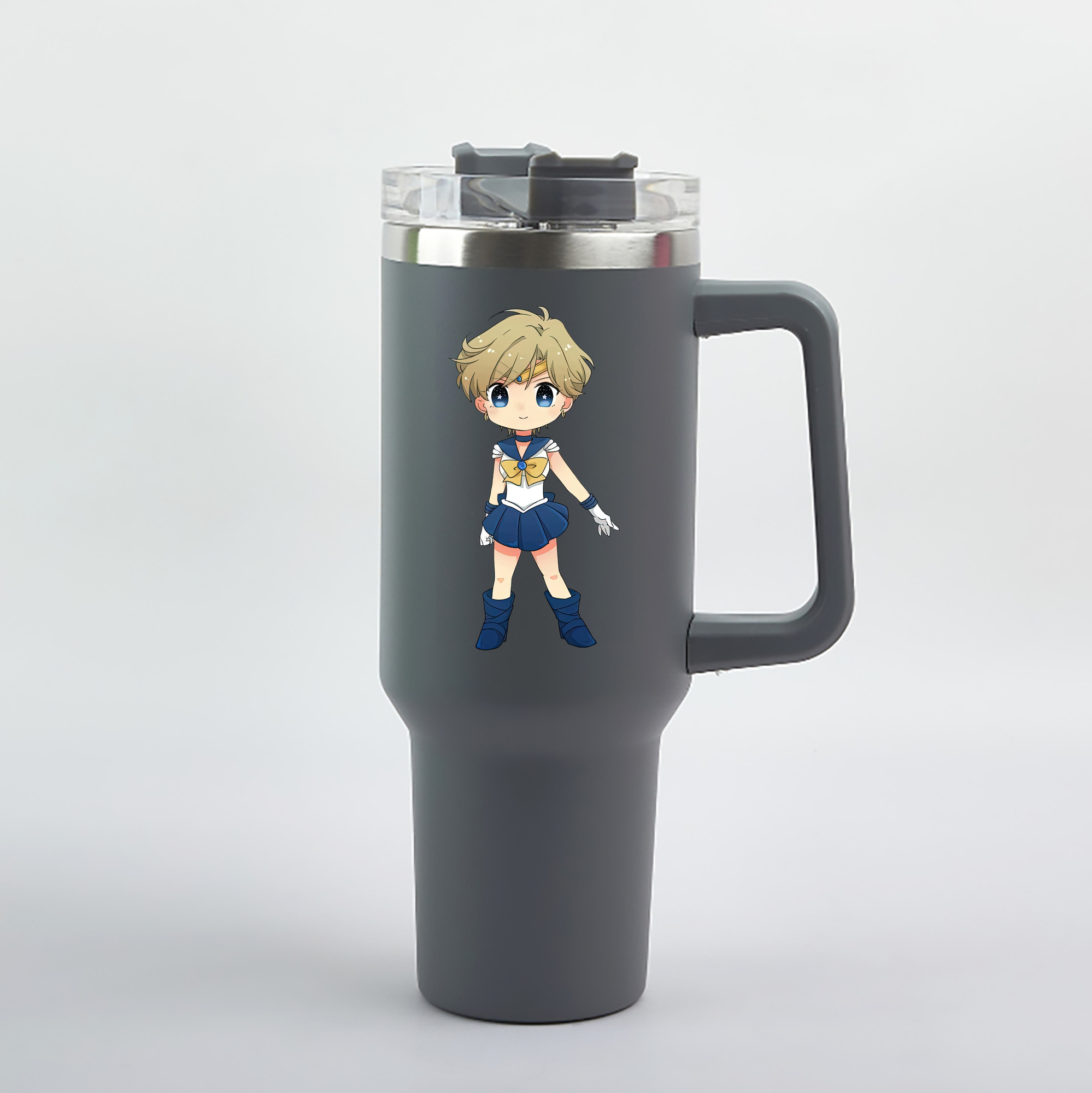 （画像用） 美少女戦士セーラームーン 天王はるか Sailor Moon Tenoh Haruka 1200mL車用タンブラー（カラープリント）