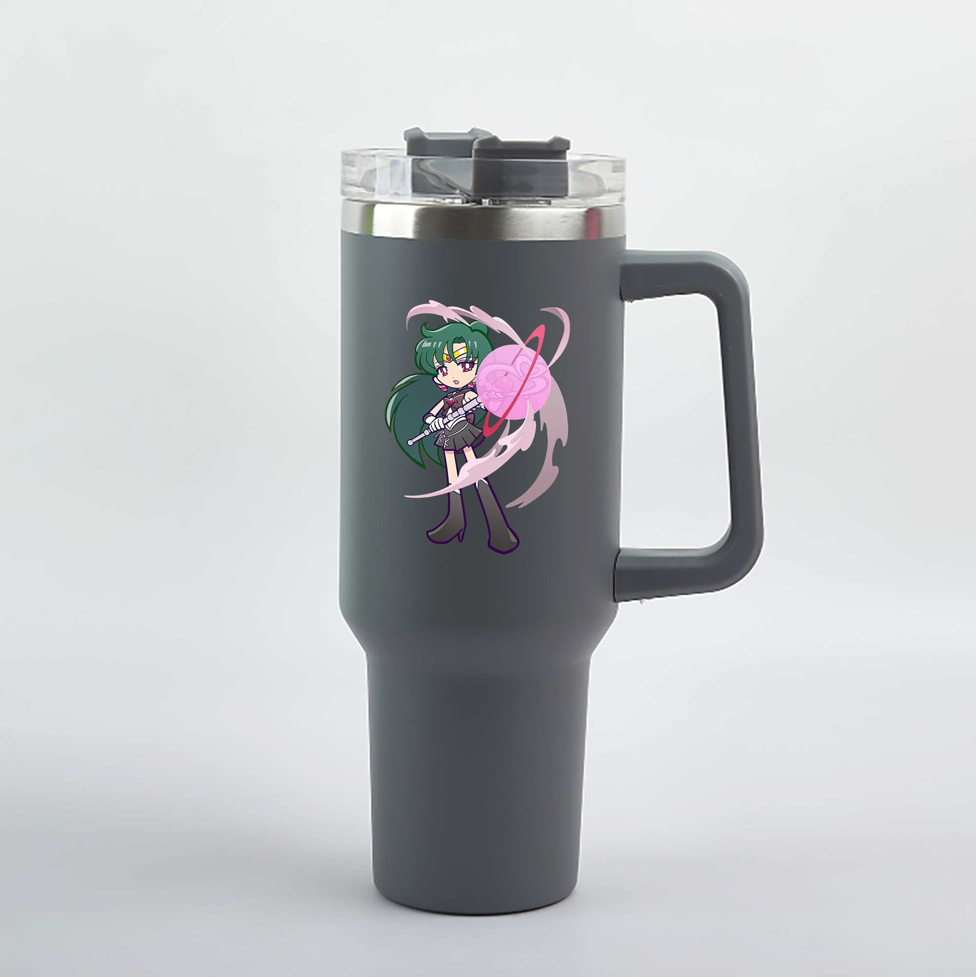 （画像用） 美少女戦士セーラームーン 冥王せつな Sailor Moon Meiou Setsuna 1200mL車用タンブラー（カラープリント）
