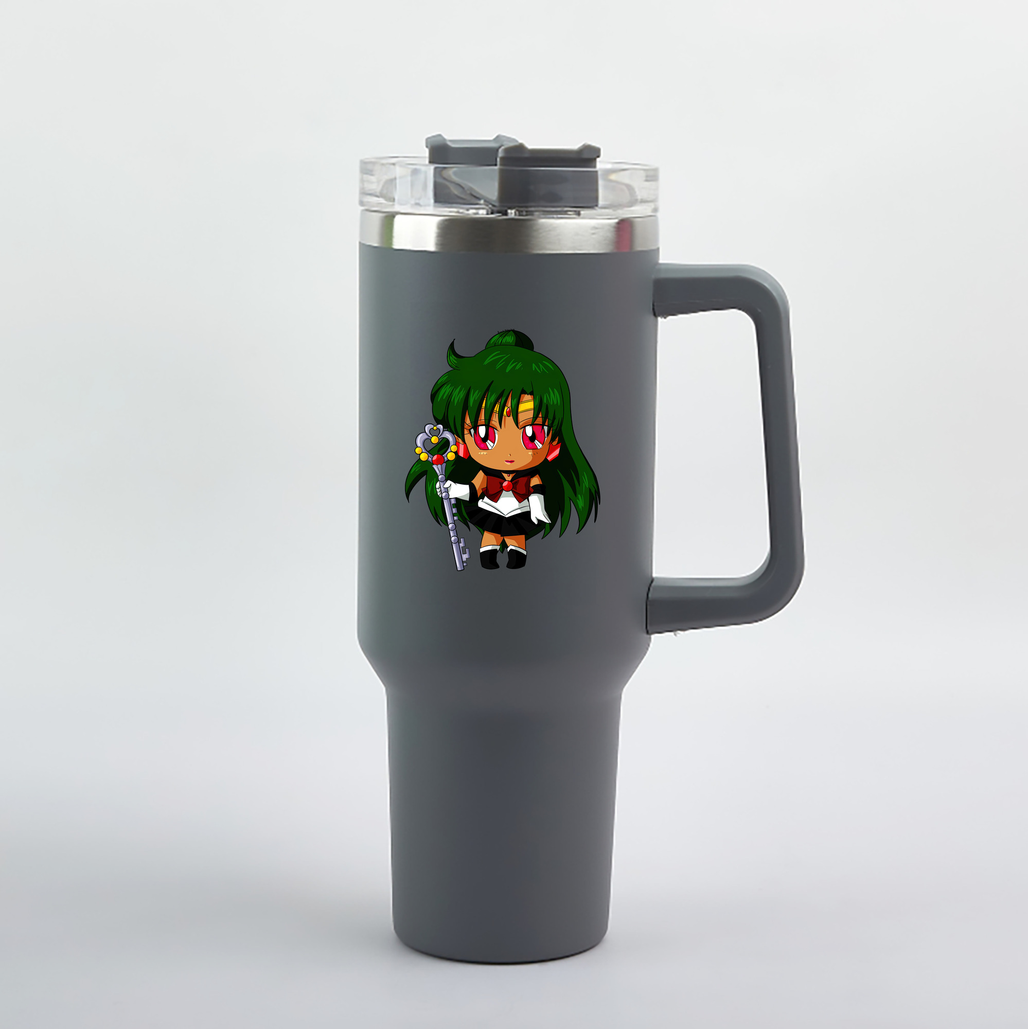 （画像用） 美少女戦士セーラームーン 冥王せつな Sailor Moon Meiou Setsuna 1200mL車用タンブラー（カラープリント）