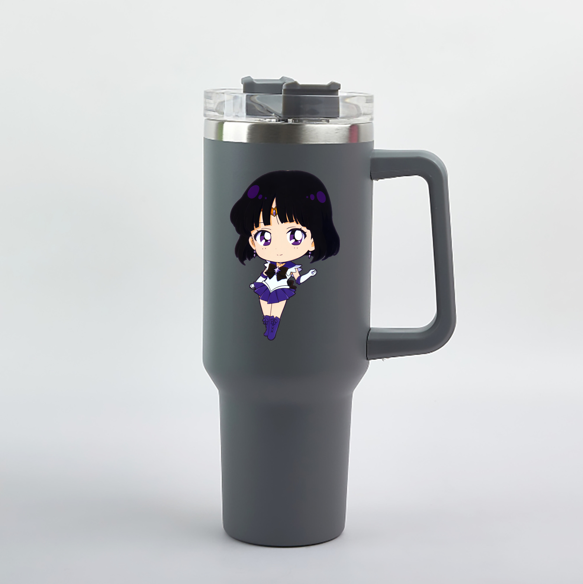（画像用） 美少女戦士セーラームーン 土萠ほたる Sailor Moon Tomoe Hotaru （セーラーサターン；Sailor Saturn） 1200mL車用タンブラー（カラープリント）