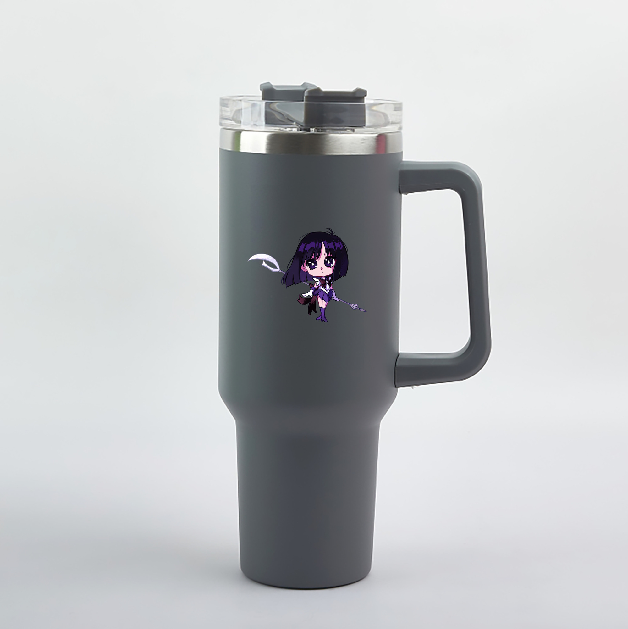 （画像用） 美少女戦士セーラームーン 土萠ほたる Sailor Moon Tomoe Hotaru （セーラーサターン；Sailor Saturn） 1200mL車用タンブラー（カラープリント）