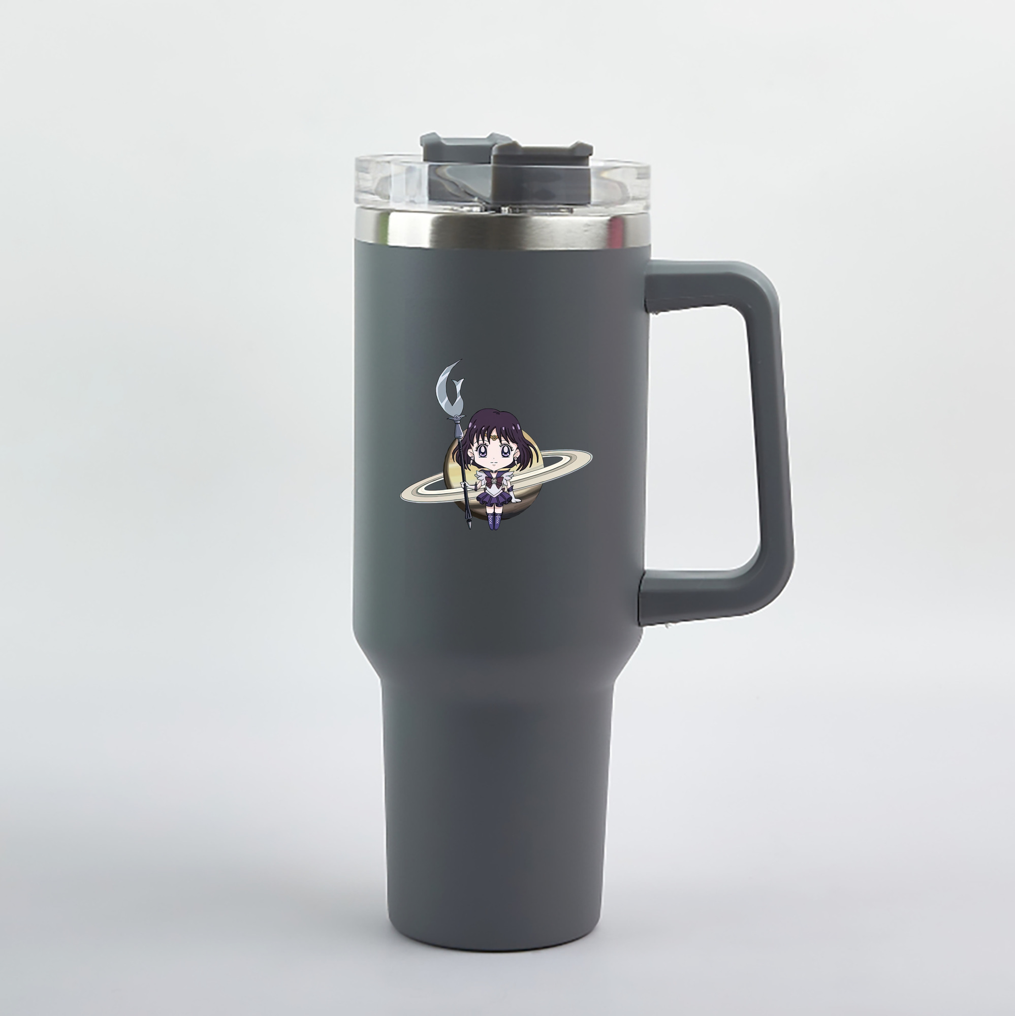 （画像用） 美少女戦士セーラームーン 土萠ほたる Sailor Moon Tomoe Hotaru （セーラーサターン；Sailor Saturn） 1200mL車用タンブラー（カラープリント）