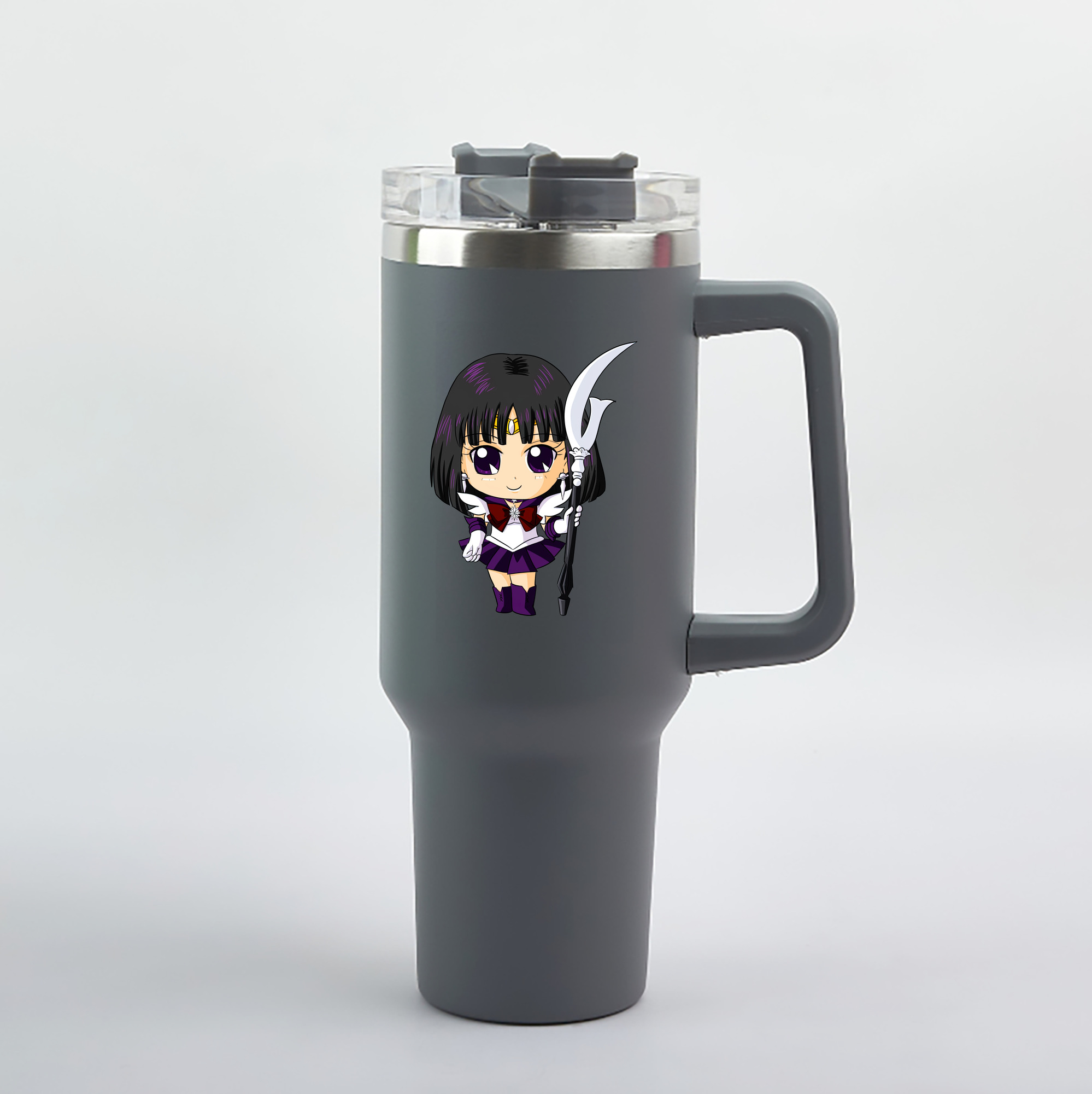（画像用） 美少女戦士セーラームーン 土萠ほたる Sailor Moon Tomoe Hotaru （セーラーサターン；Sailor Saturn） 1200mL車用タンブラー（カラープリント）