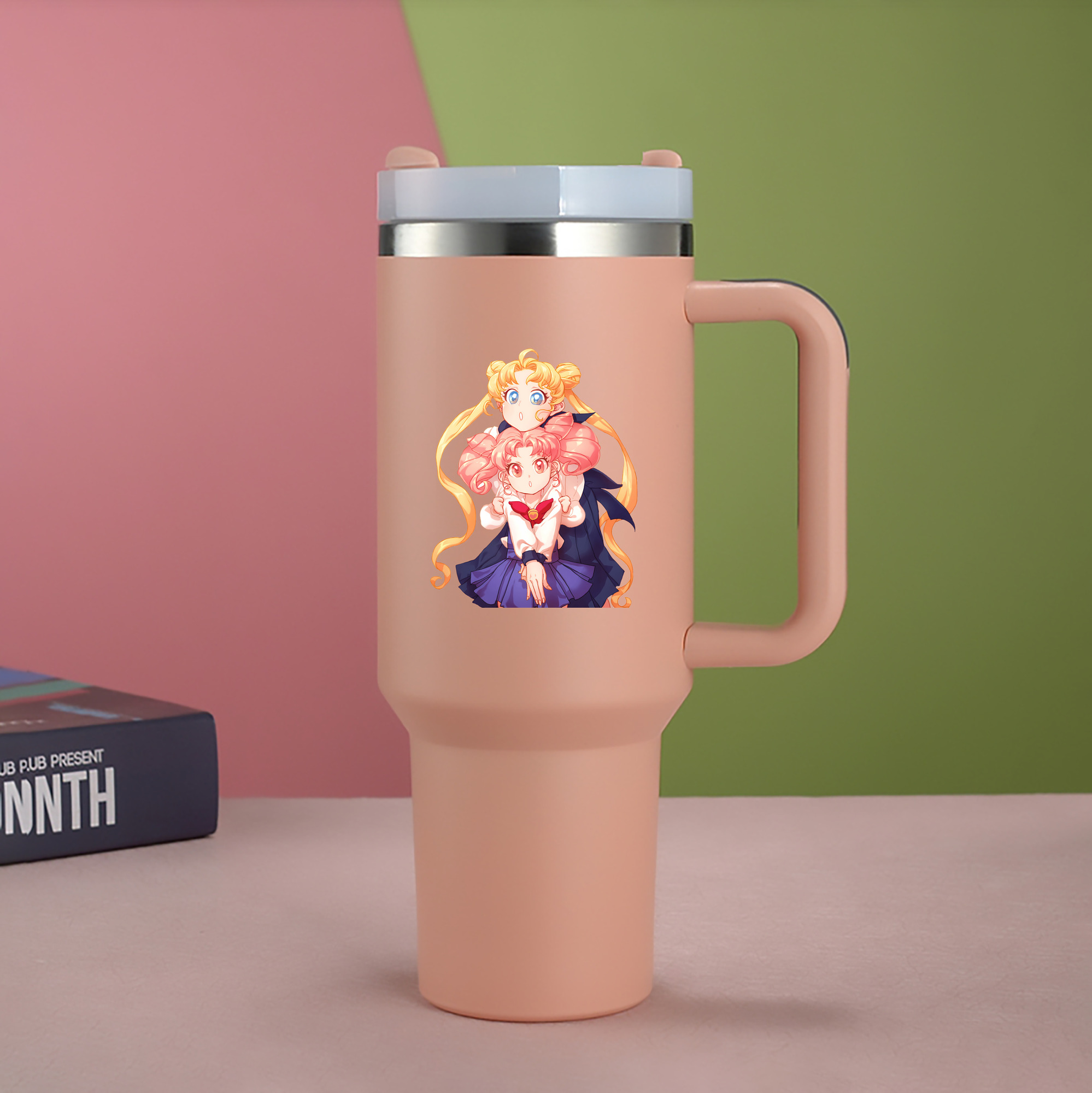 （画像用） 美少女戦士セーラームーン 愛野 美奈子 あいの みなこ Sailor Moon Aino Minako 1200mL車用タンブラー（カラープリント）