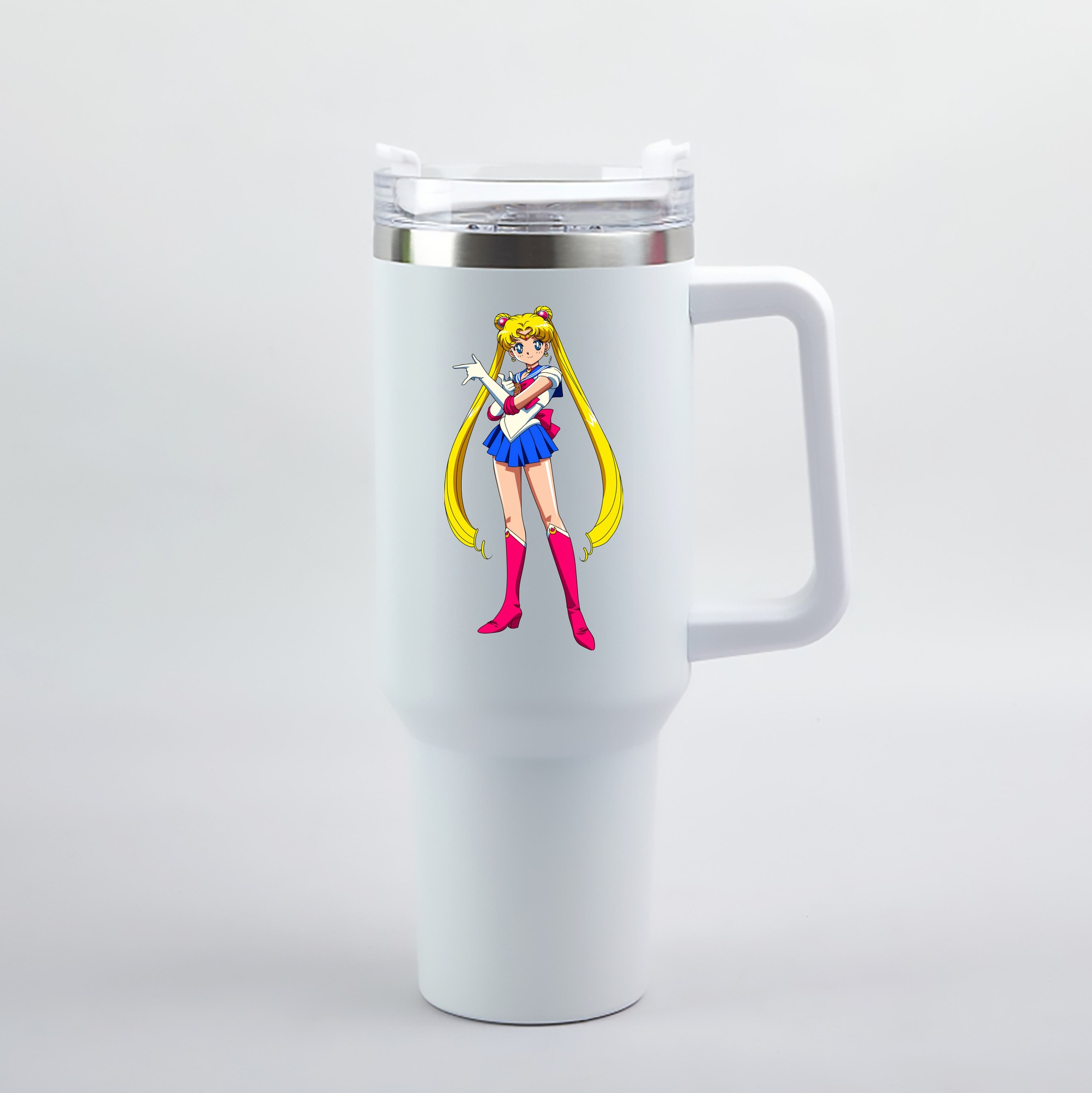 （画像用） 美少女戦士セーラームーン 月野 うさぎ つきの うさぎ Sailor Moon Tsukino Usagi 1200mL車用タンブラー（カラープリント）