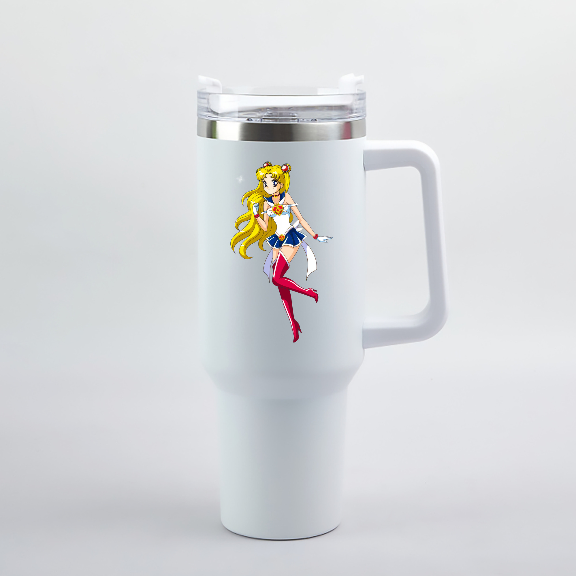 （画像用） 美少女戦士セーラームーン 月野 うさぎ つきの うさぎ Sailor Moon Tsukino Usagi 1200mL車用タンブラー（カラープリント）